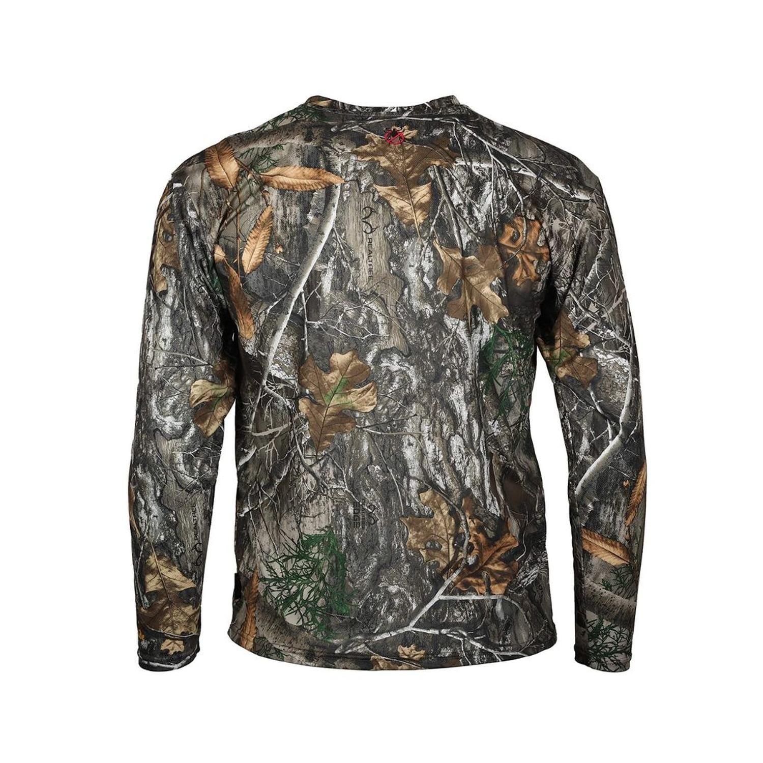 Camiseta De Caza Con Camuflaje Manga Larga Algodon-2