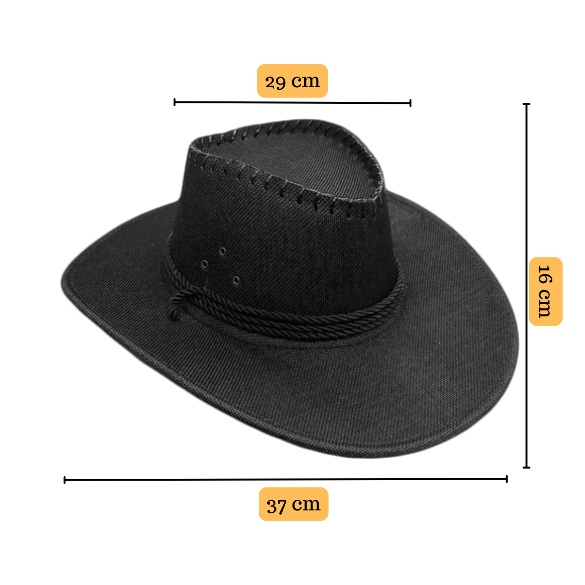 Sombrero Vaquero Unisex Gorro Gorra Jockey Oeste Fiestas Patrias-2