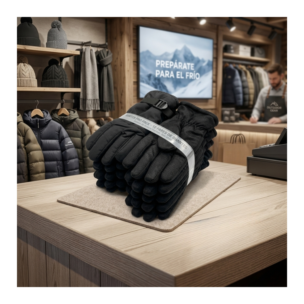 Pack 12 Guantes De Invierno Esquí Montañismo Para La Nieve-7
