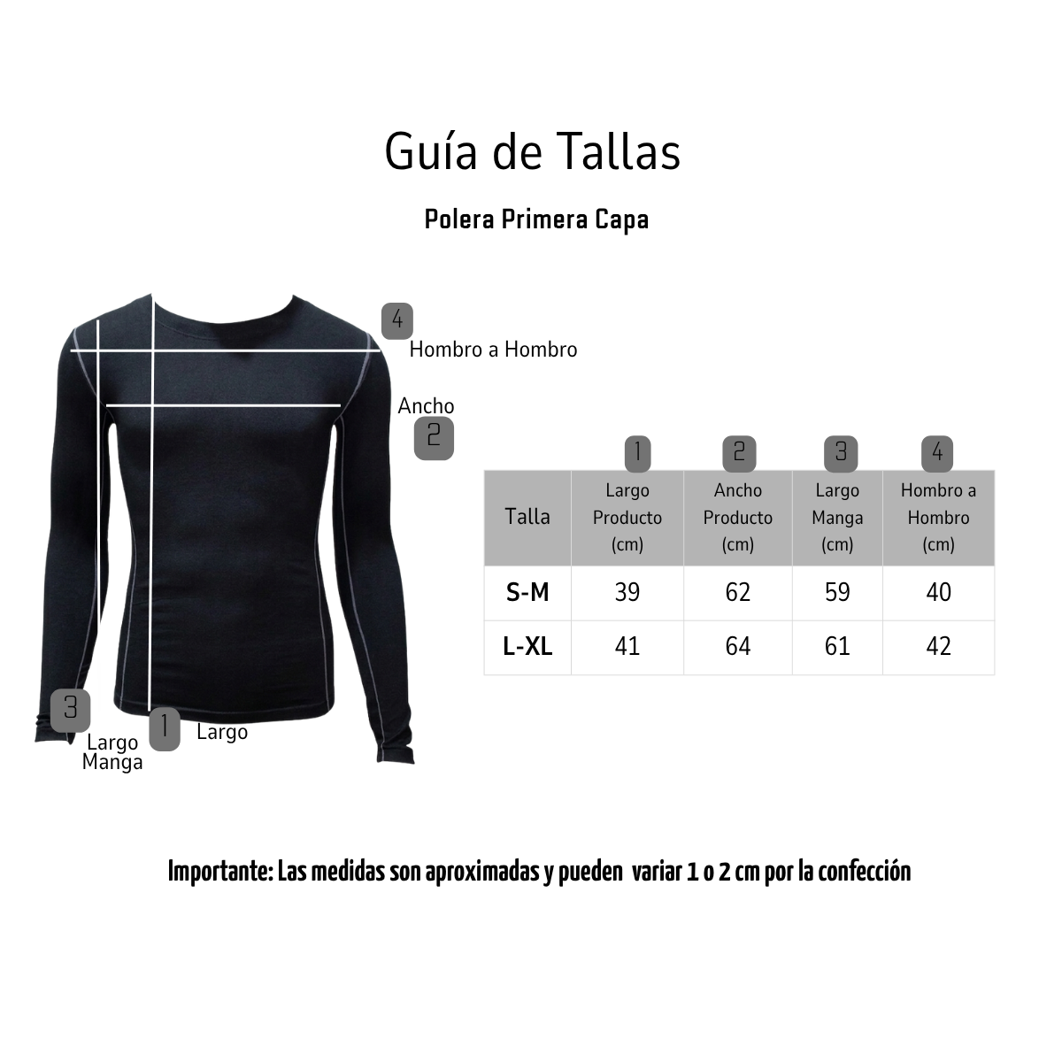Camiseta Primera Capa Algodón Invierno Deportiva-4