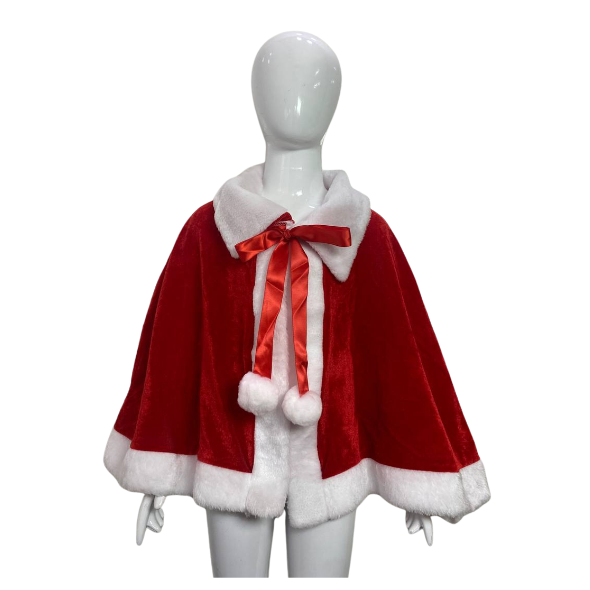 Capa De Navidad Infantil Talla Única Rojo Santa Papa Noel Navidad 2025-1