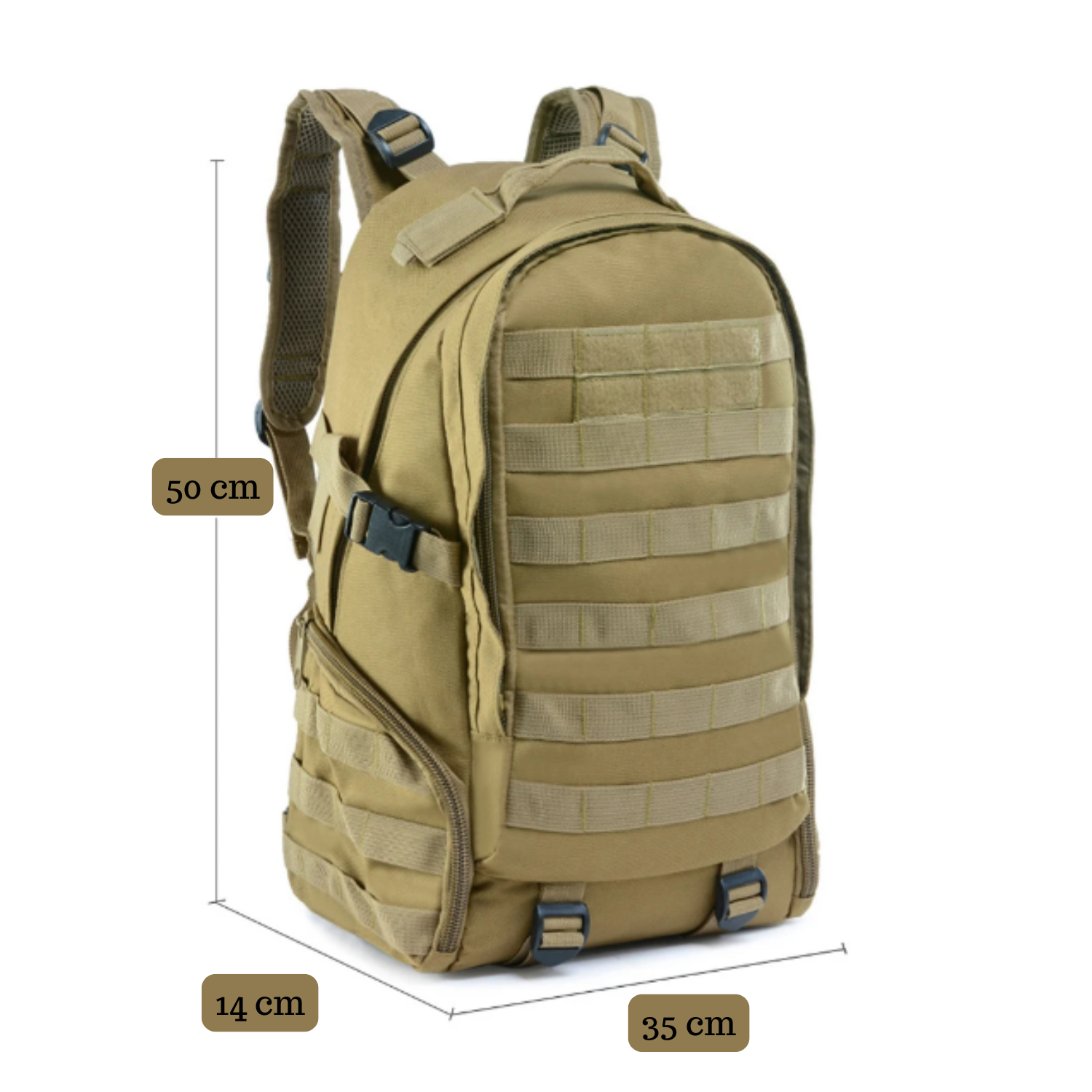 Mochila Táctica Militar Impermeable Trekking 25 Litros-5