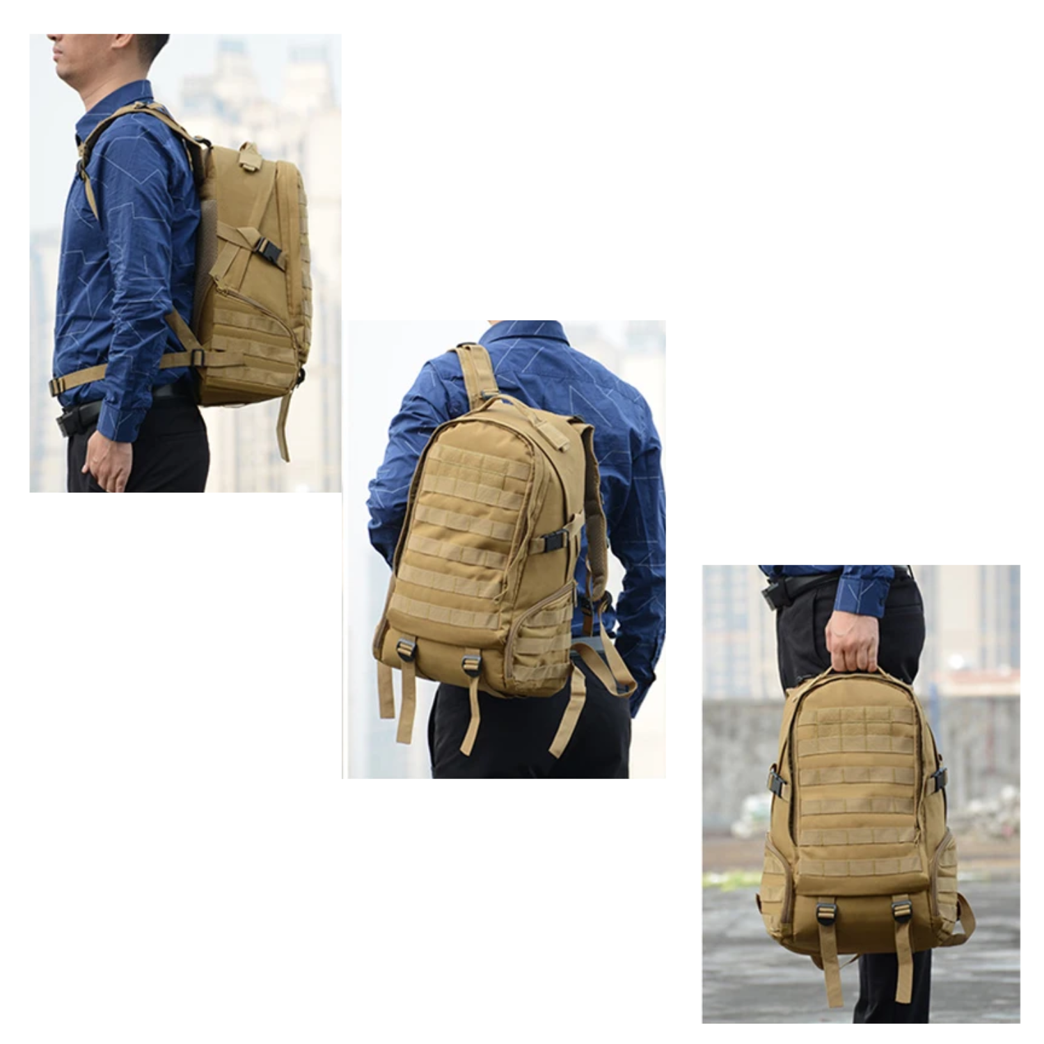 Mochila Táctica Militar Impermeable Trekking 25 Litros-7