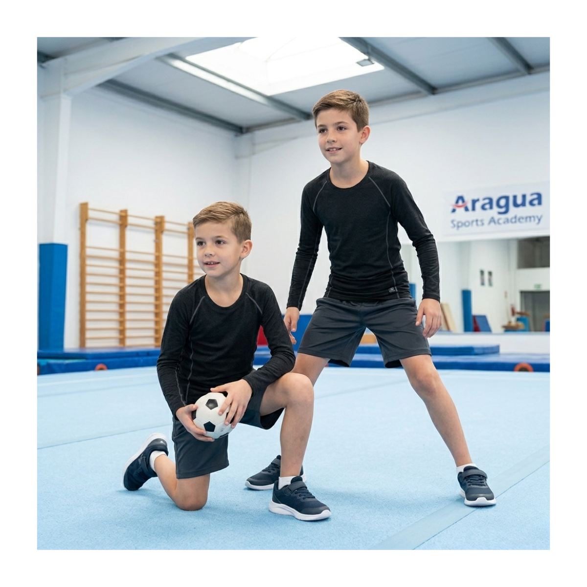 Polera Primera Capa Térmica Algodón Infantil Niños Juvenil-5