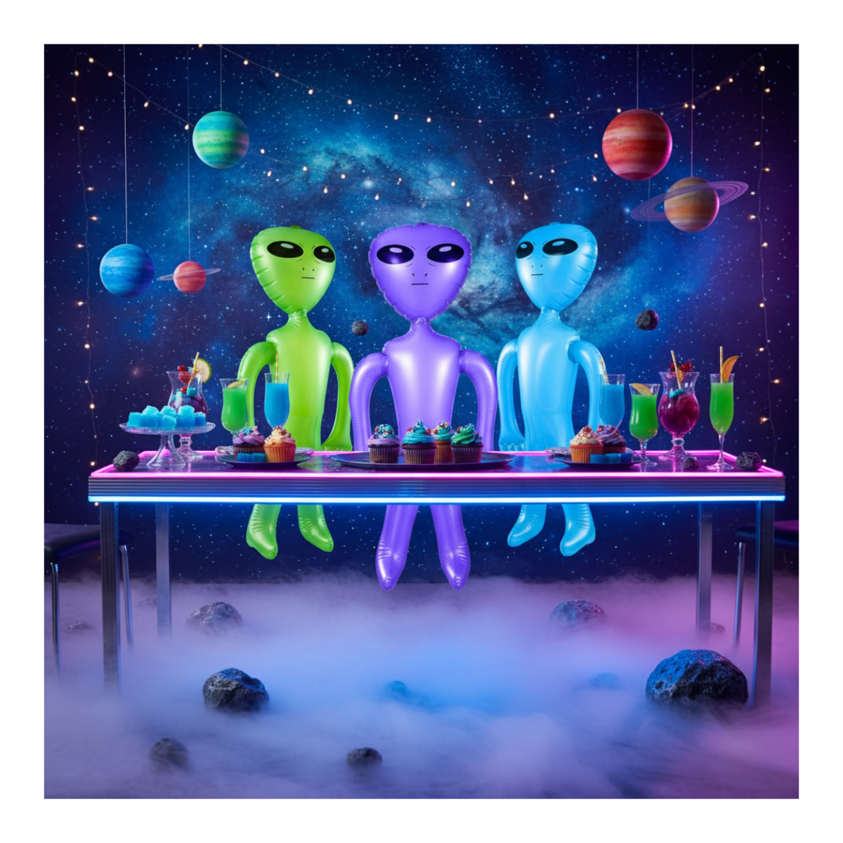 Marciano Inflable Alien Extraterrestre Marcianeke-6