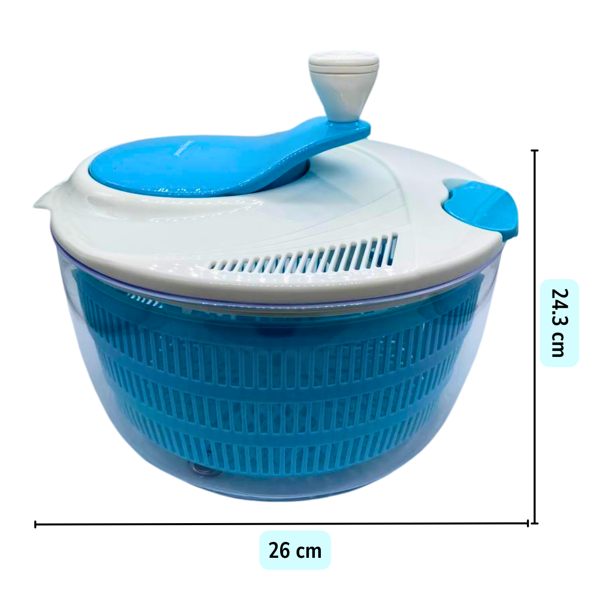 Centrifugador Secadora De Lechuga Escurridor De Verduras Premium-7