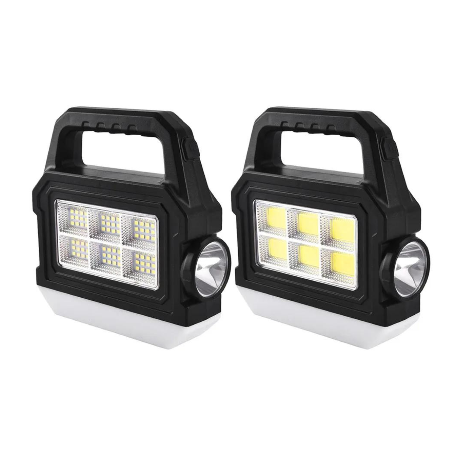 Foco Mano 2 En 1 Linterna Solar Usb Portable Camping Tc-2