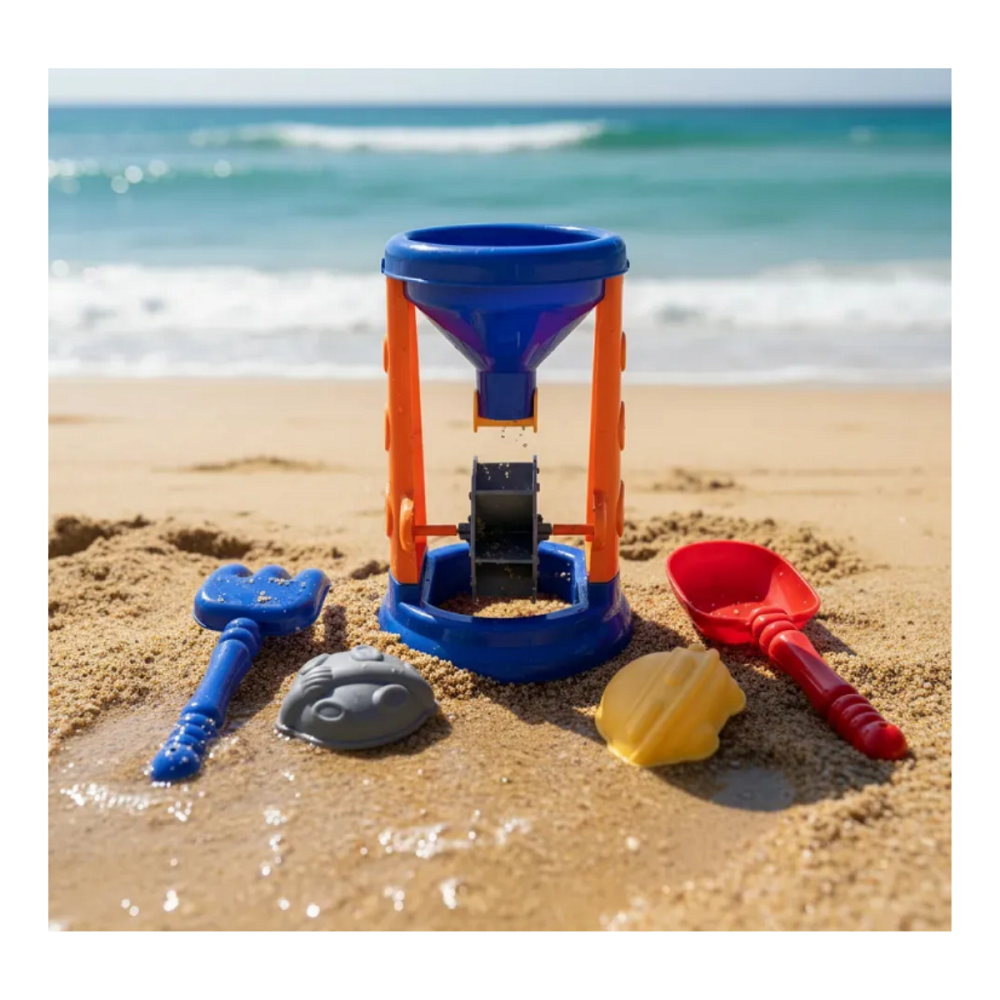 Balde Molde Castillo Arena Playa Niño Verano-6