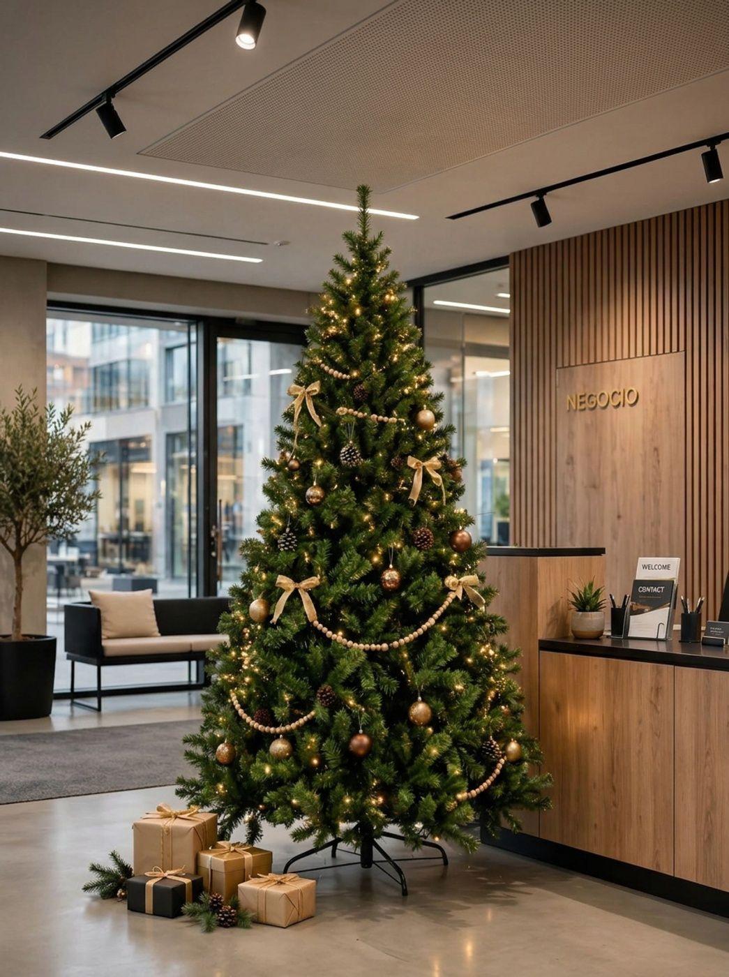 Arbol de Navidad Pino Verde 210cm Artificial-0