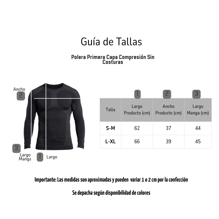 Pack 2 Poleras Primera Capa Compresión Sin Costuras Surtidas-6