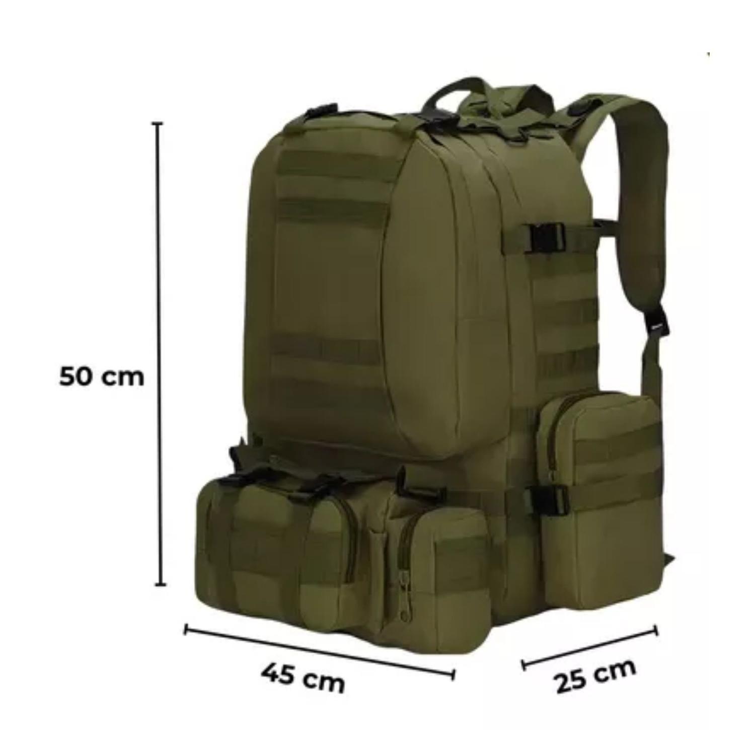 Mochila Deportiva Camping Impermeable 60 Litros-4