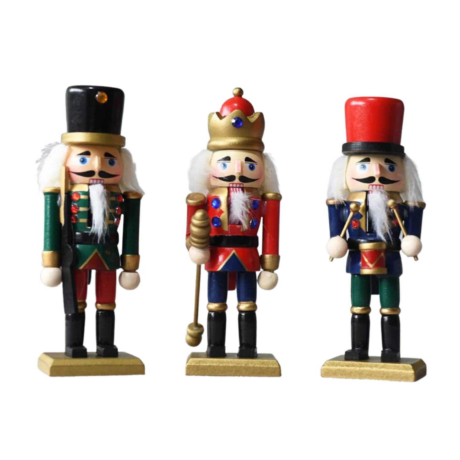 Pack 3 Cascanueces Navideño Colgante Adorno Navidad-0