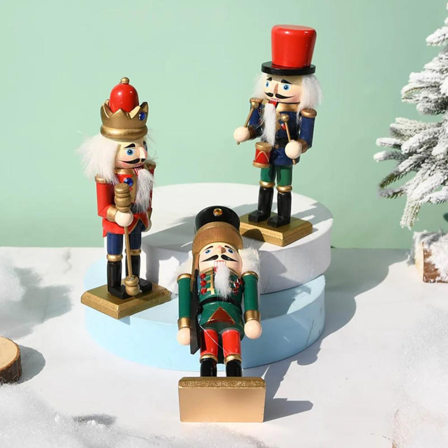 Pack 3 Cascanueces Navideño Colgante Adorno Navidad-2