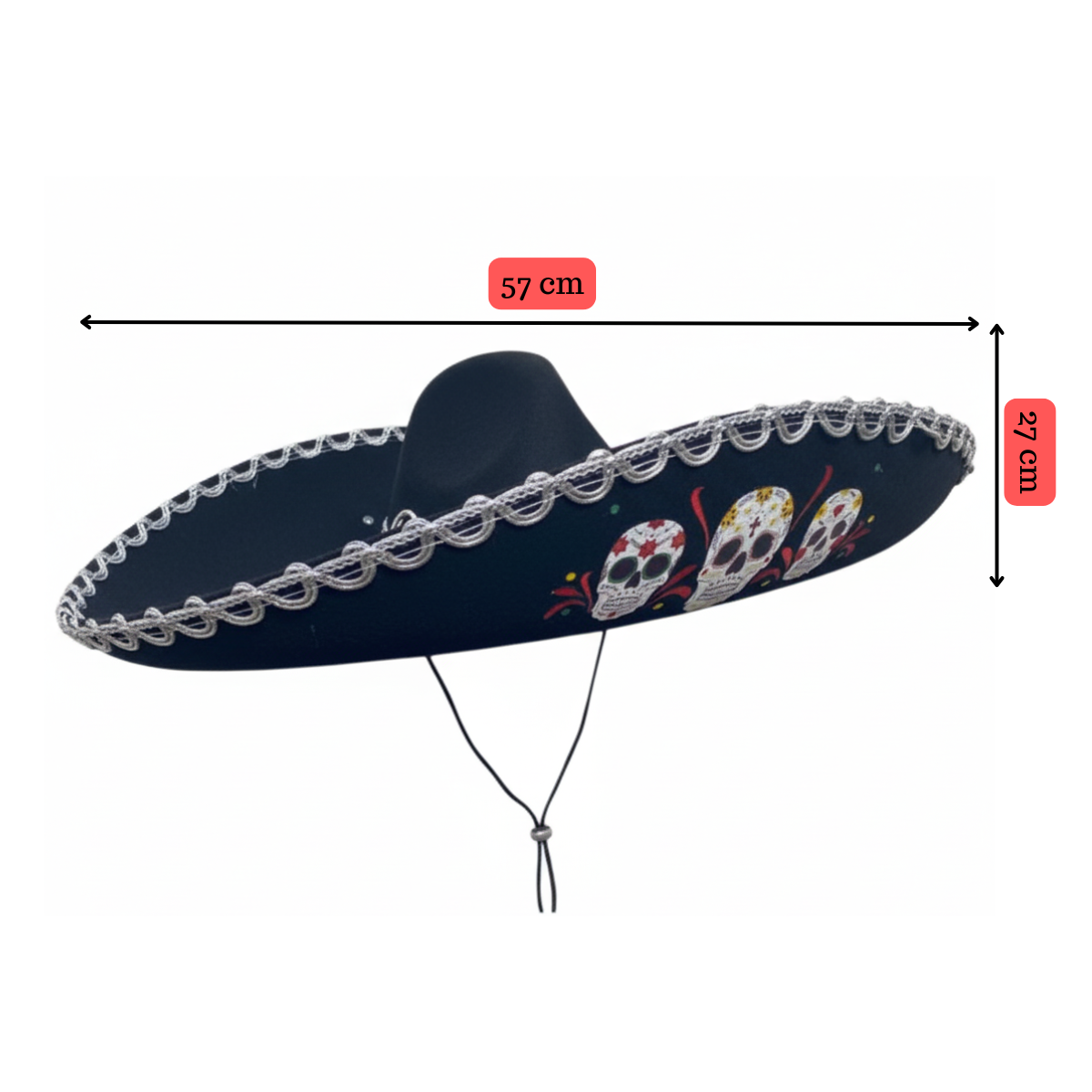 Sombrero Mariachi Grande Adulto Halloween 2025-3
