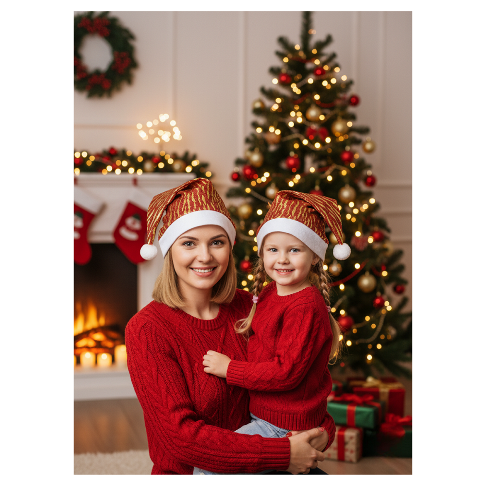 Gorro Viejo Pascuero Premium Navidad Festividad Diseños Varios-3