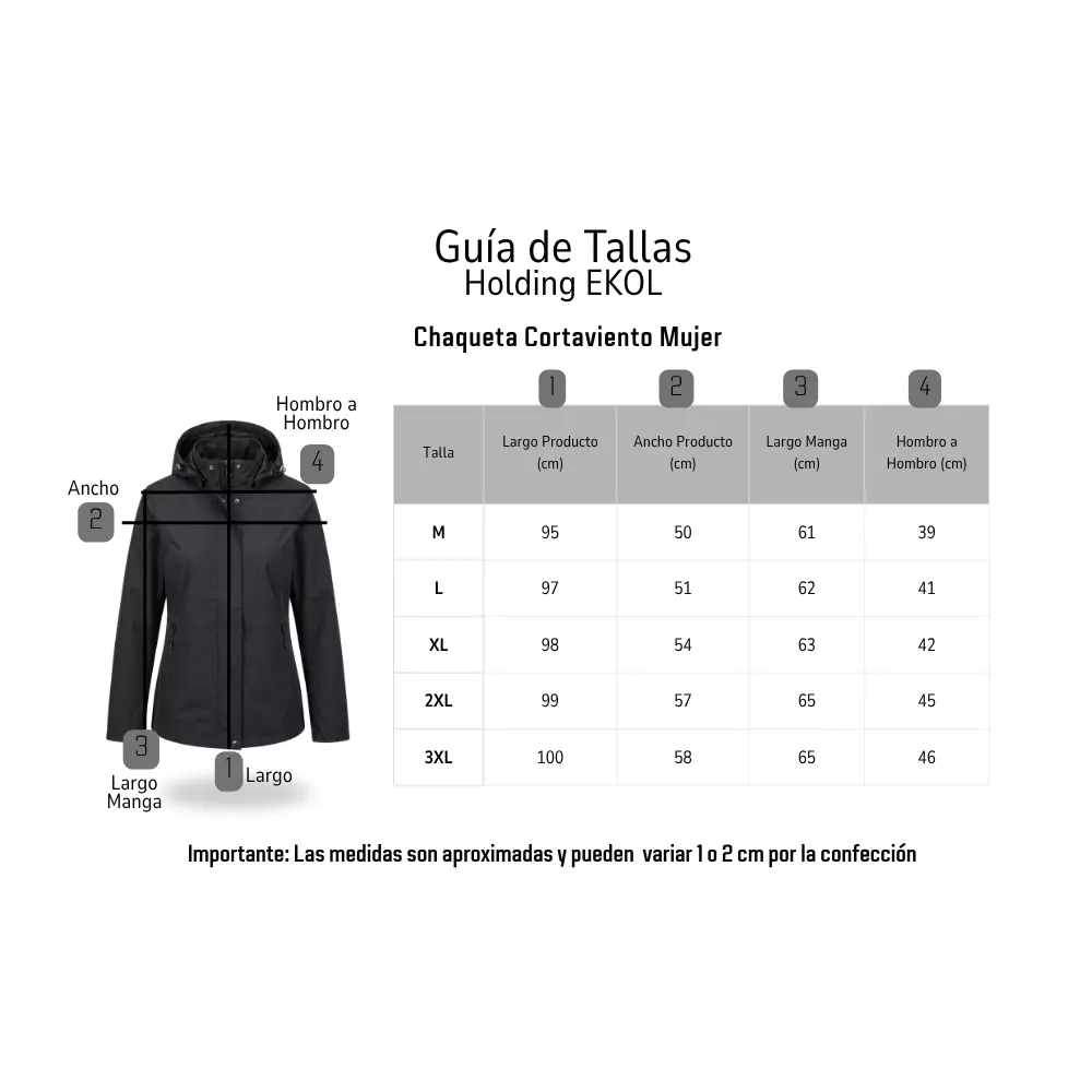 Chaqueta Cortaviento Mujer con Capucha Ajustable y Cuello Alto-6