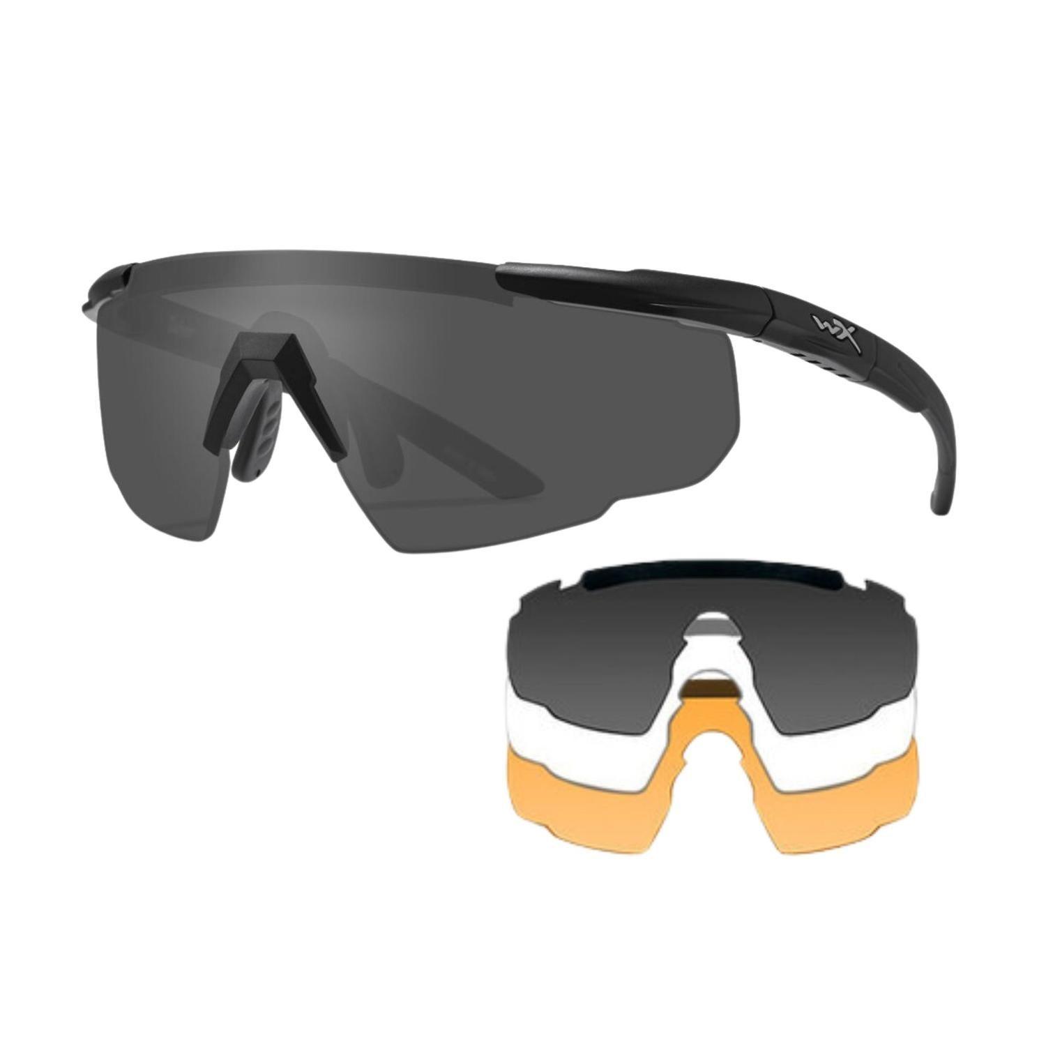 Lentes Wiley X Saber Advanced New Mod 308T 3 Micas-0