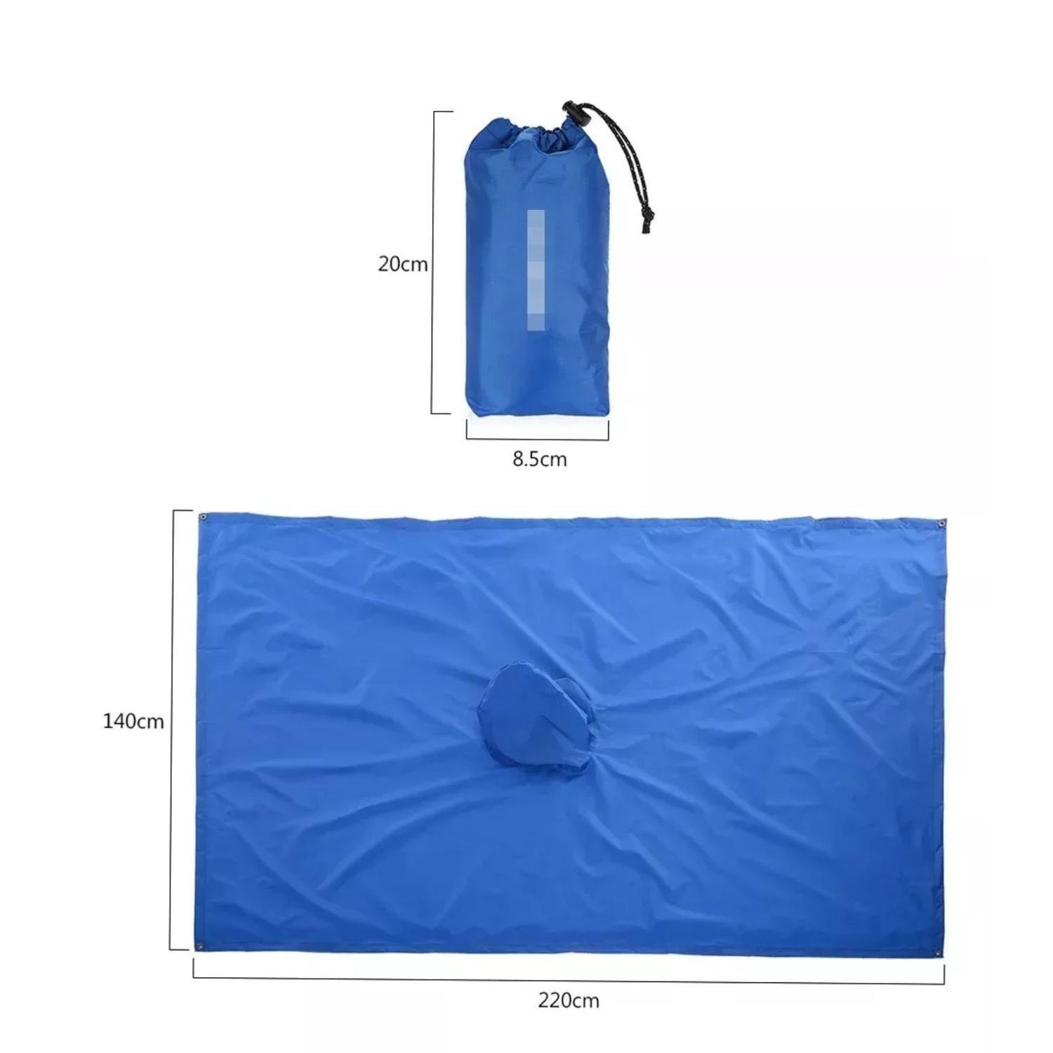 Poncho Chubasquero Impermeable Para Lluvia Multifuncion-2