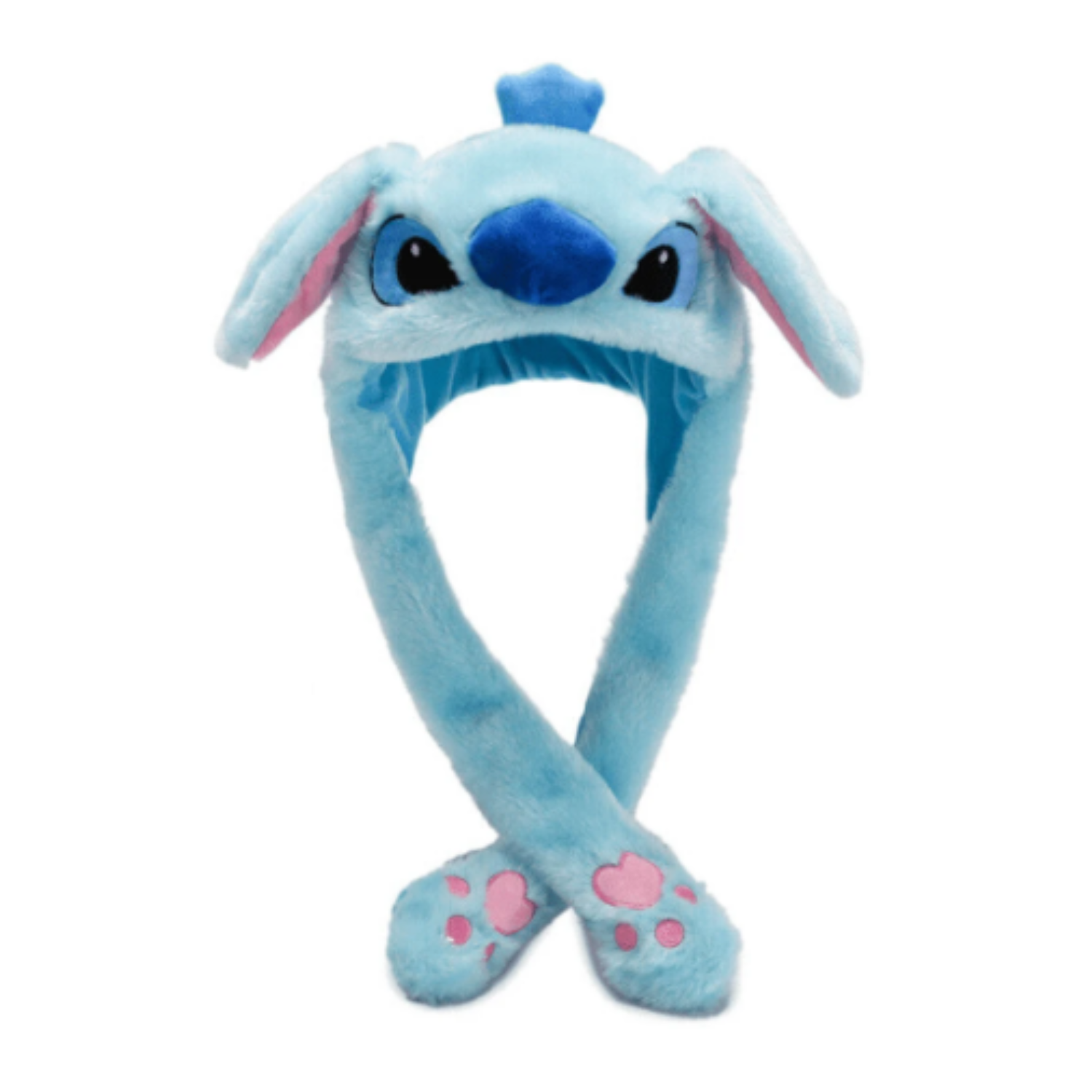 Gorro Felpa Stitch Mueve Las Orejas Con Luces De Colores-0