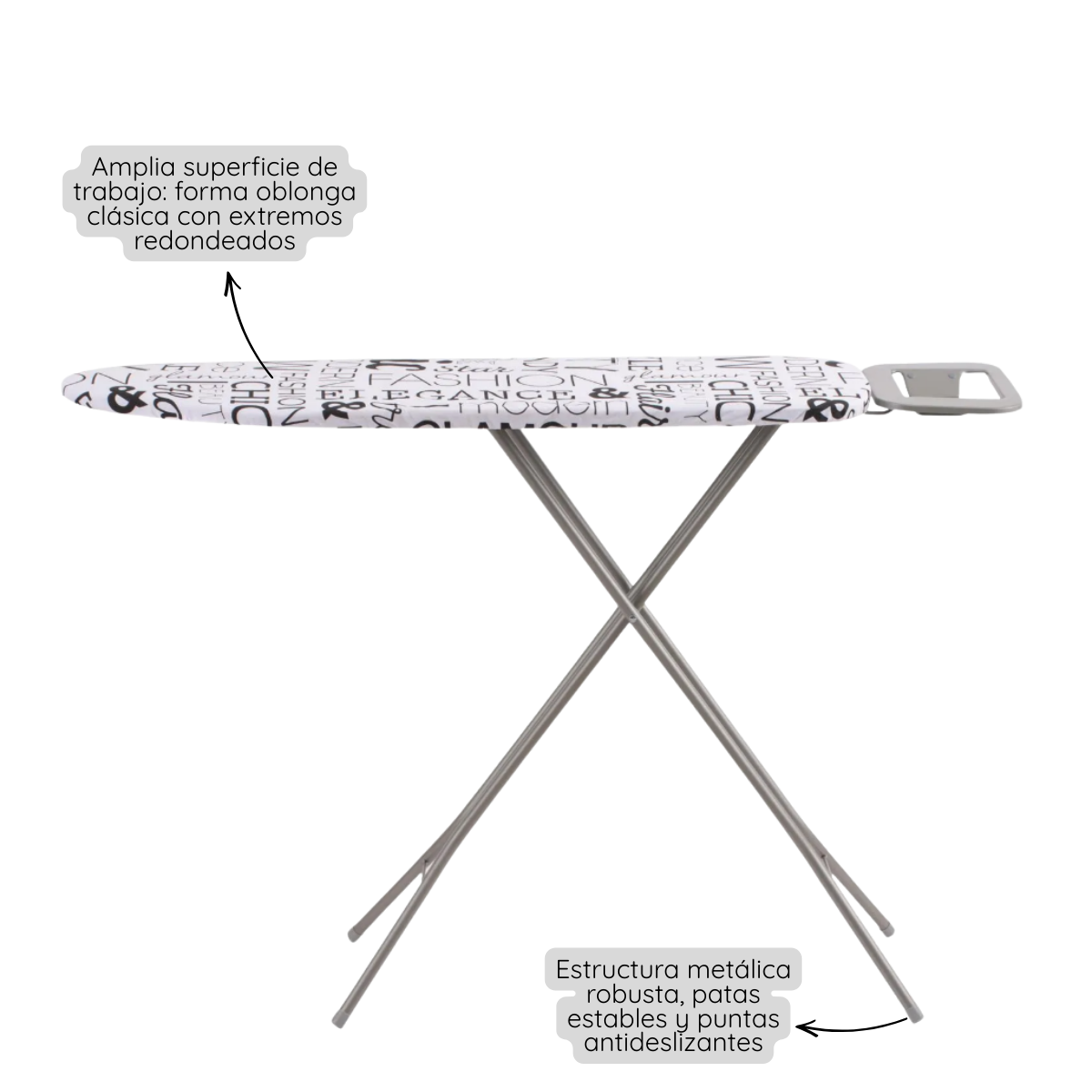 Tabla De Planchar Mesa De Planchar Home Metal Pp Tela-3