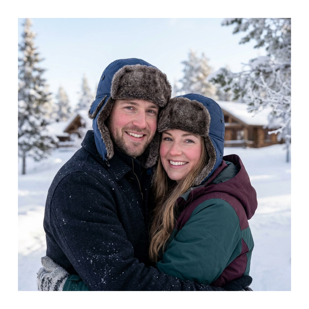 Gorro Ruso Unisex De Lona Parka Calido Termico-5