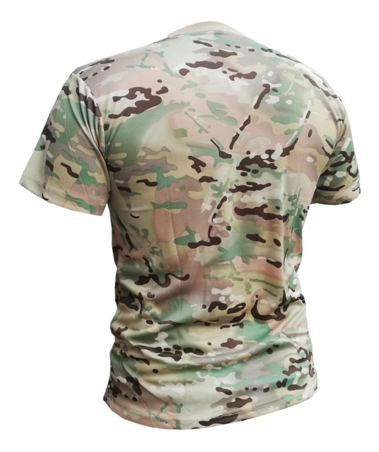 Polera Multicam Tela Dry Fit Militar Camping-1