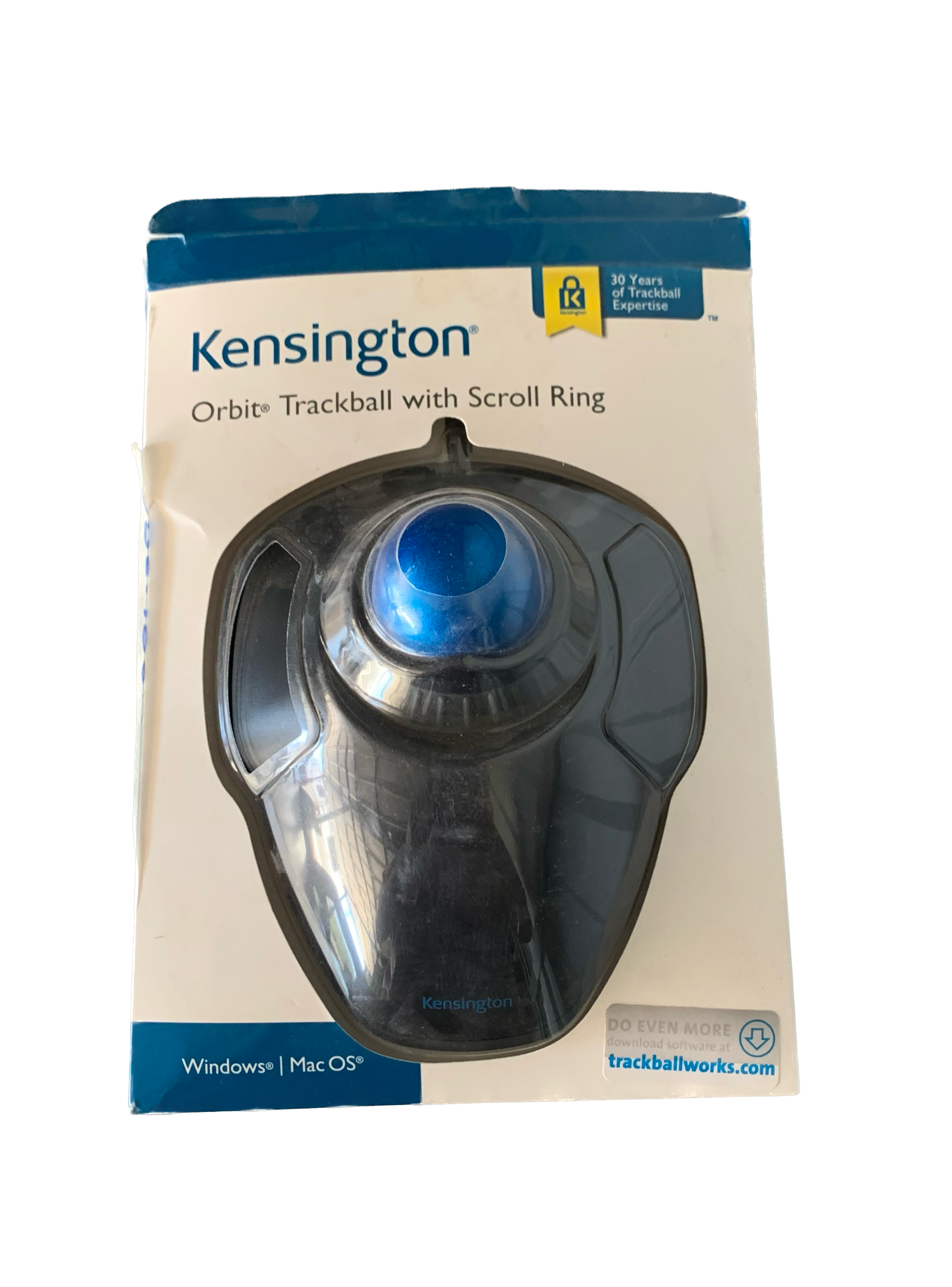 Mouse Trackball Orbit con anillo de desplazamiento Kensington 26517 (Openbox)-4