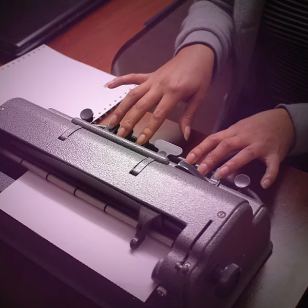 Maquina De Escribir Braille Perkins-2