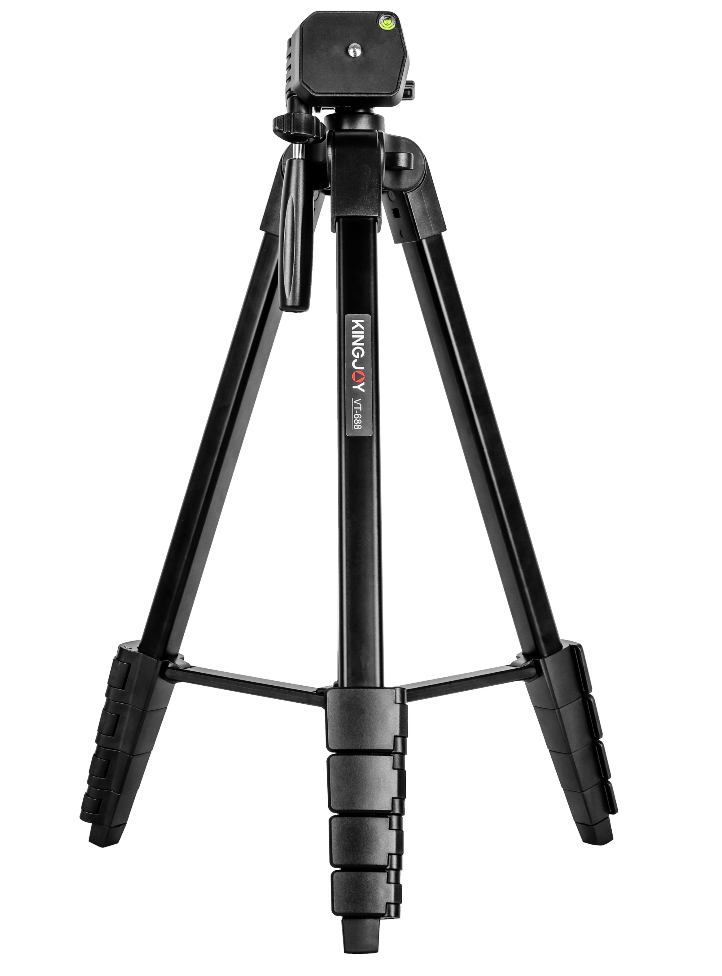 Trípode para cámaras portátil de aluminio Kingjoy VT-688-3