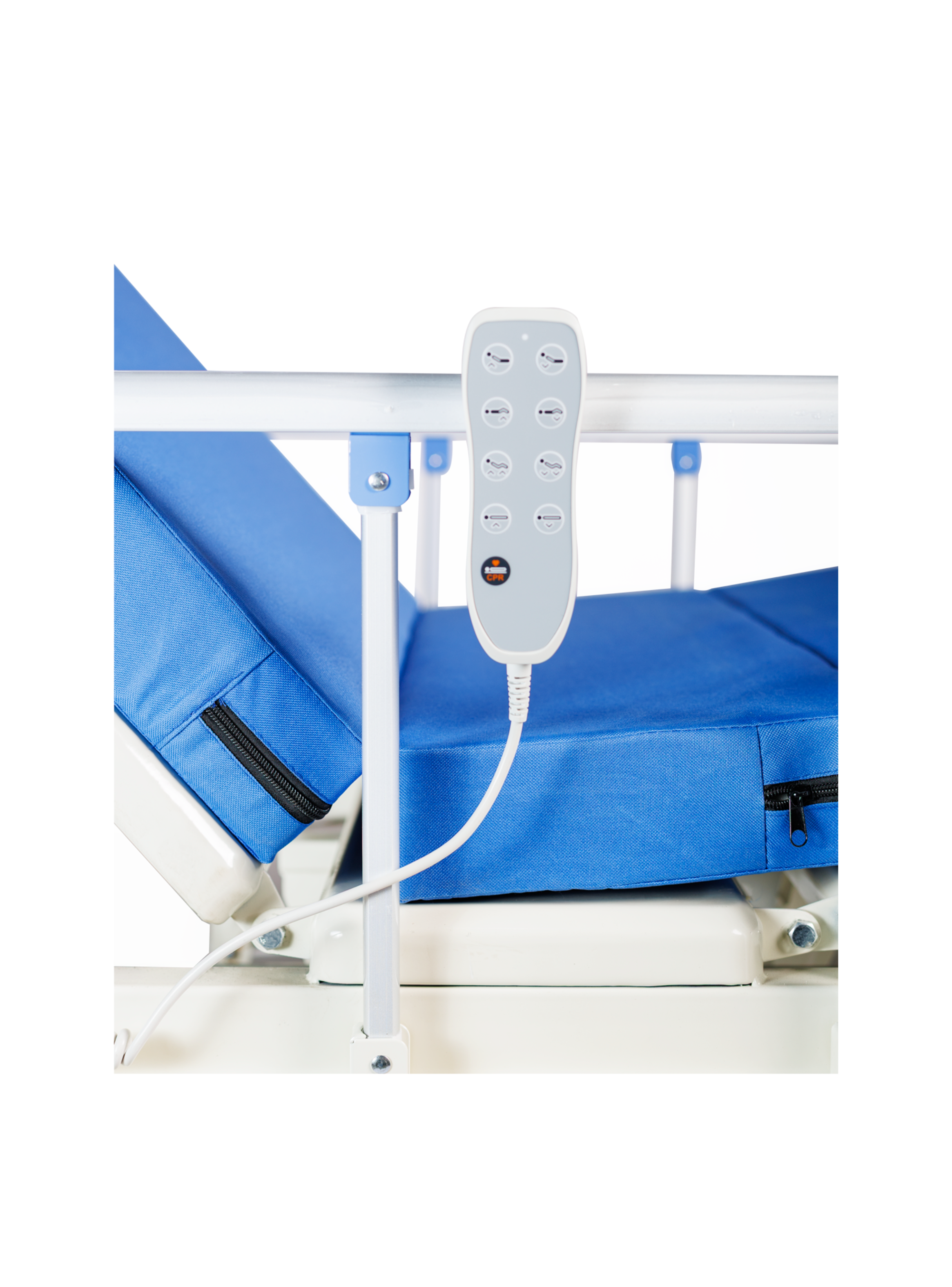 Catre Clínico Eléctrico 4 Posiciones Boxin Recovery EIII-05 + Colchón Seccionado 8 cm-3