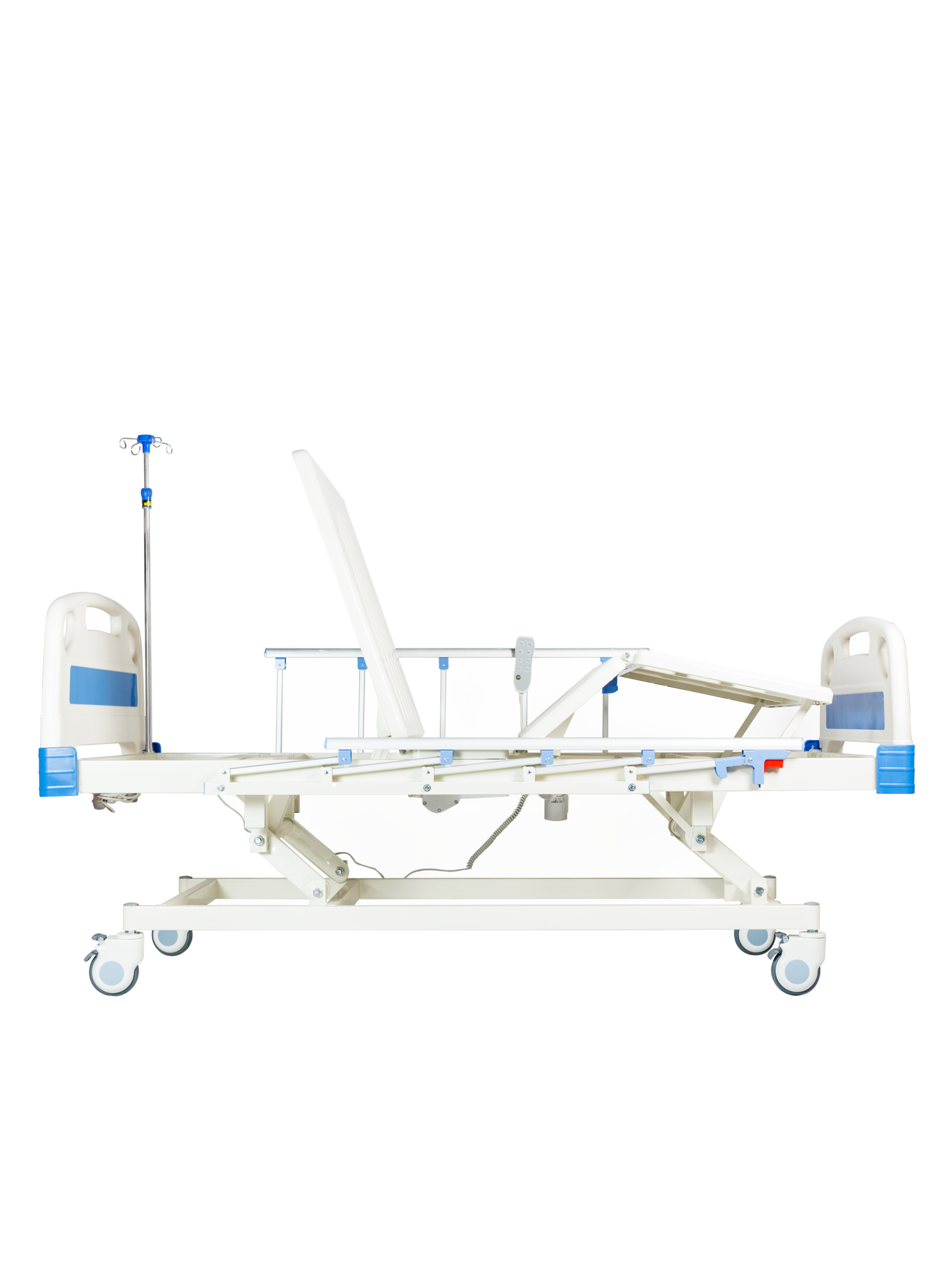 Catre Clínico Eléctrico 4 Posiciones Boxin Recovery EIII-05 + Colchón Seccionado 8 cm-2