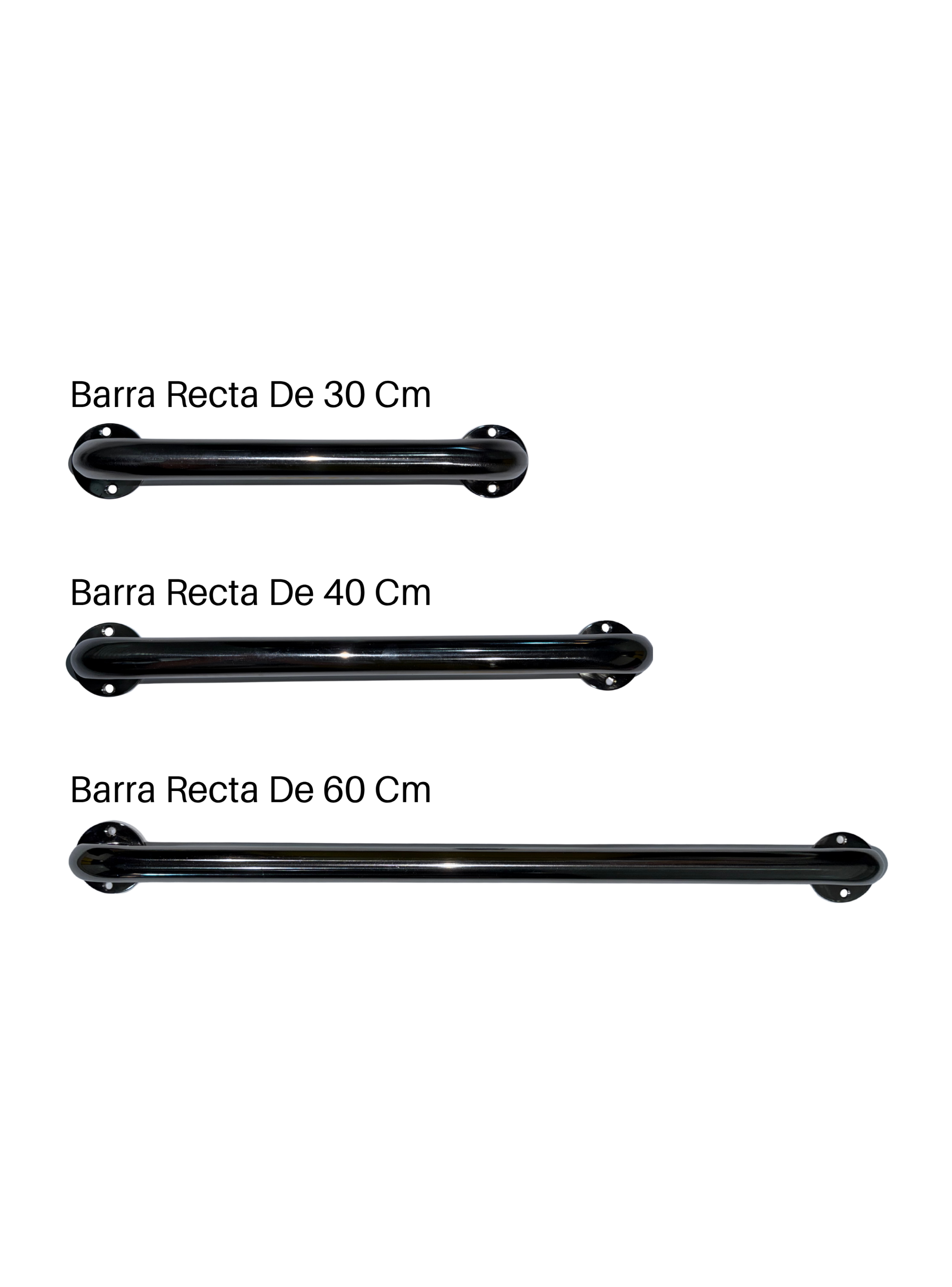Barra de seguridad para baño recta inoxidable Ausind 30 cm-3