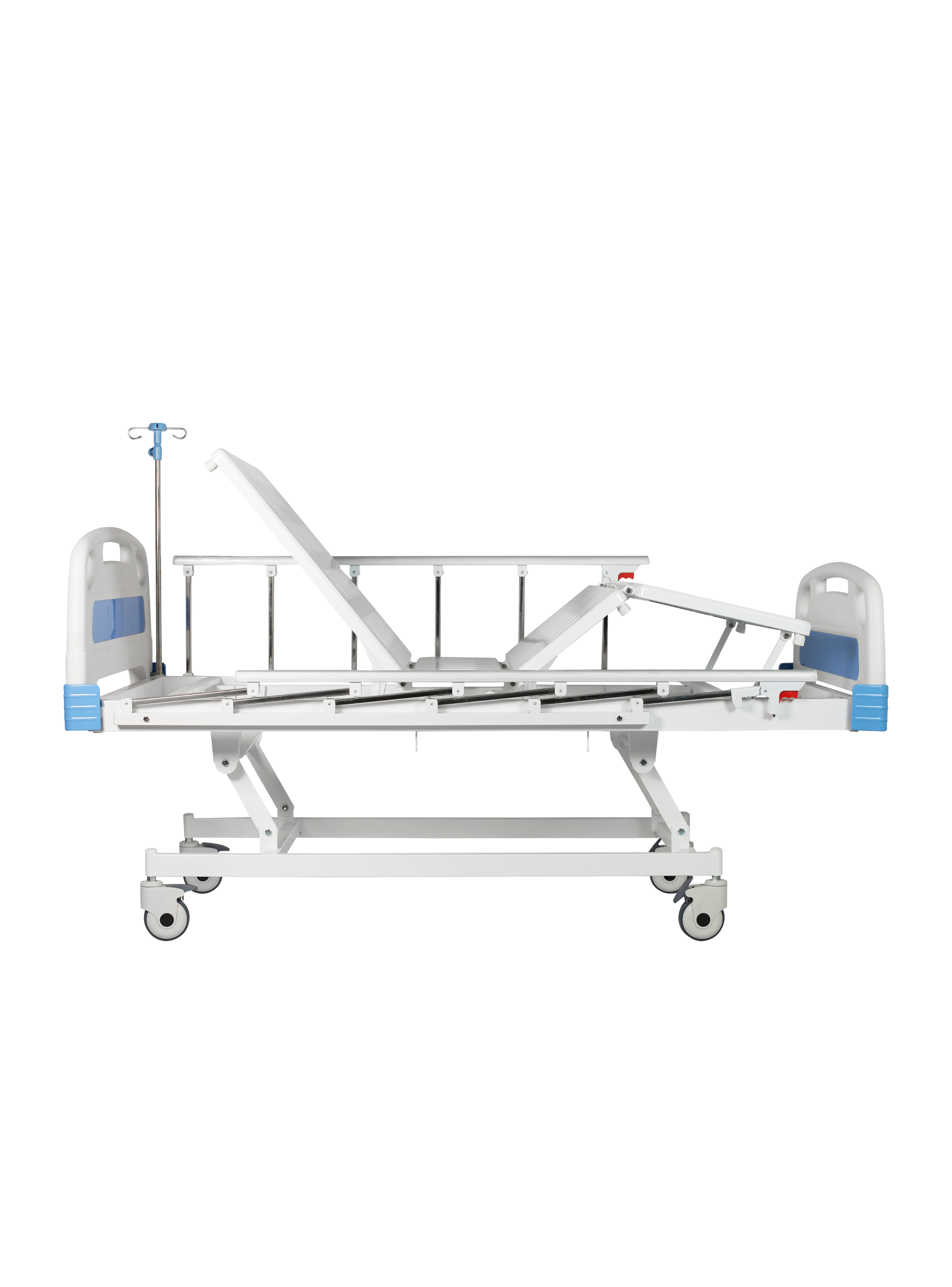 Catre Clínico Manual 3 Posiciones Medwish AG-BMS003 + Colchón seccionado 8 cm-3
