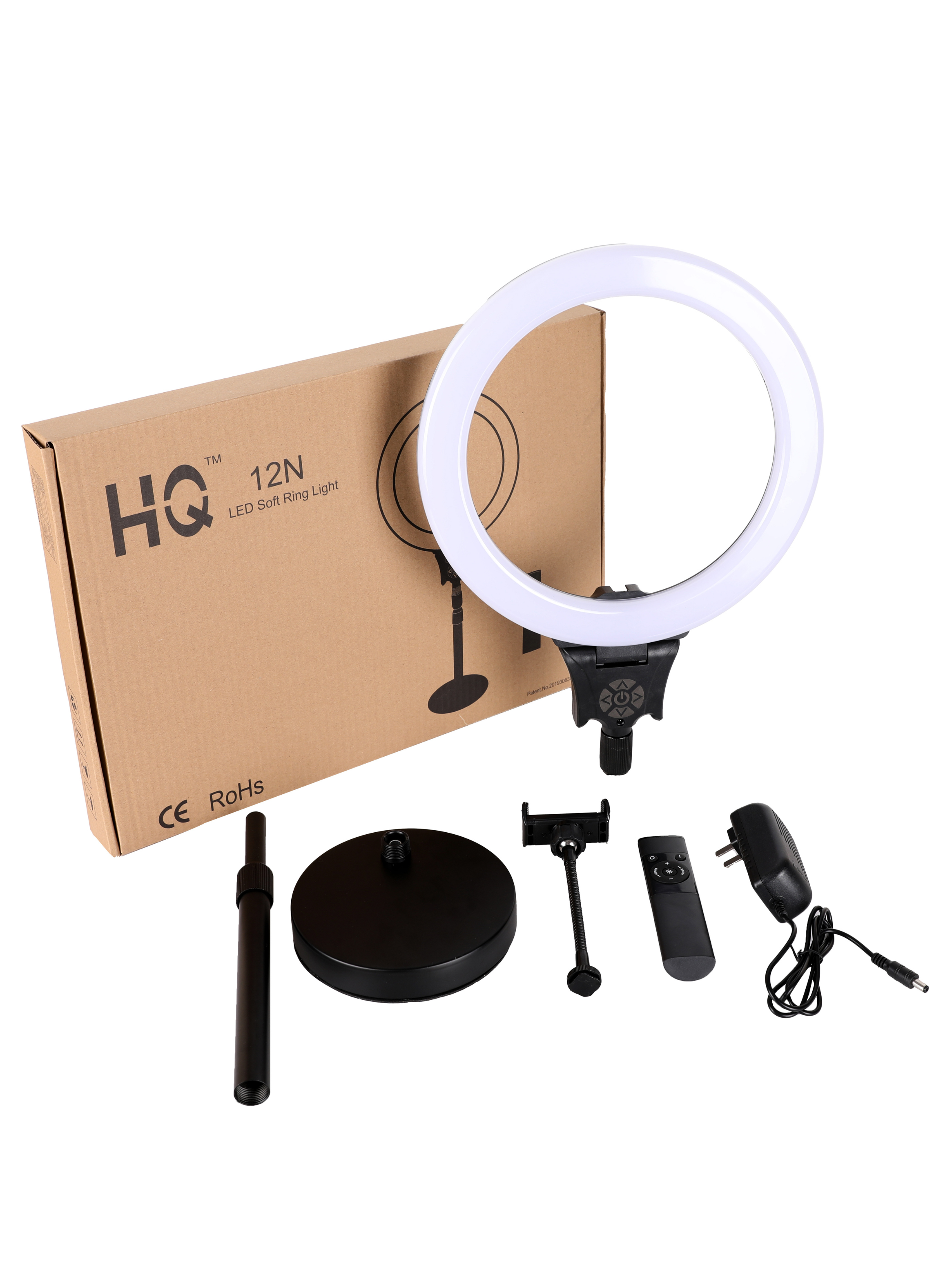 Aro de Luz HQ Light 12N + Soporte Escritorio + Control-0