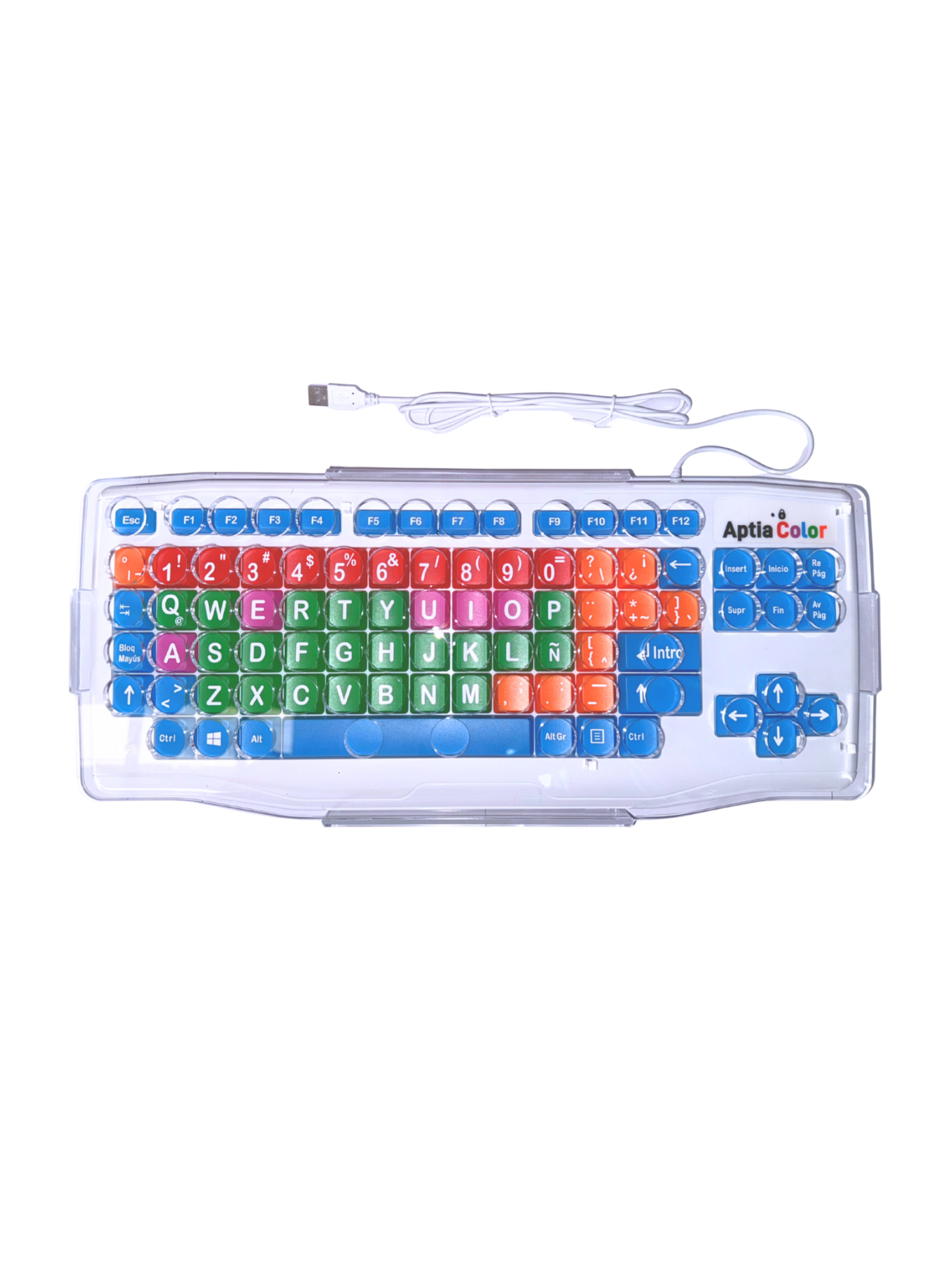Teclado Teclas Grandes Aptia Color-1