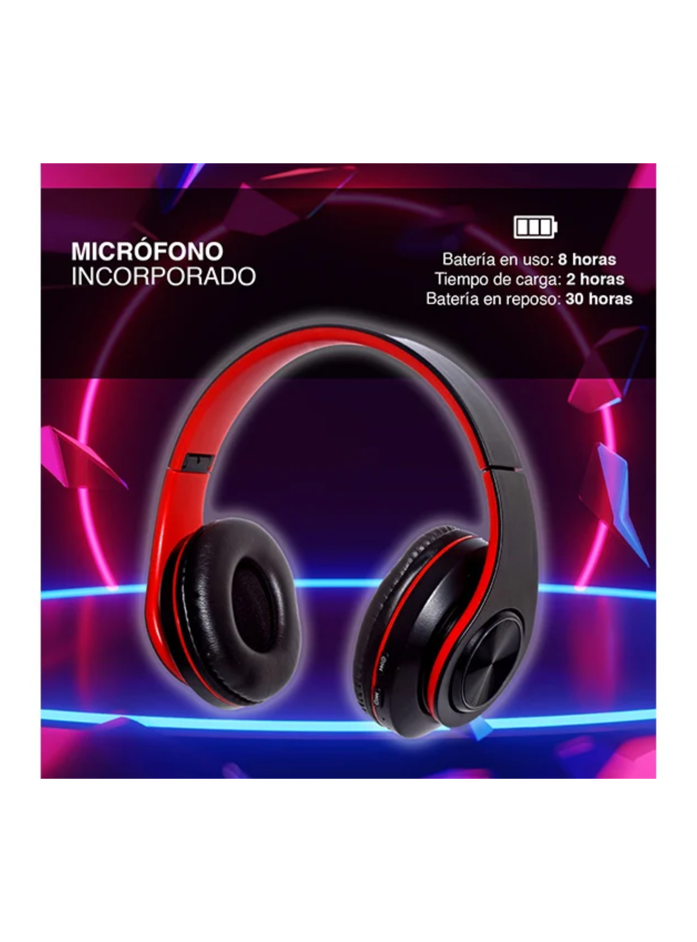 Audífonos Blancos B39 Inalámbricos Con Bluetooth-2