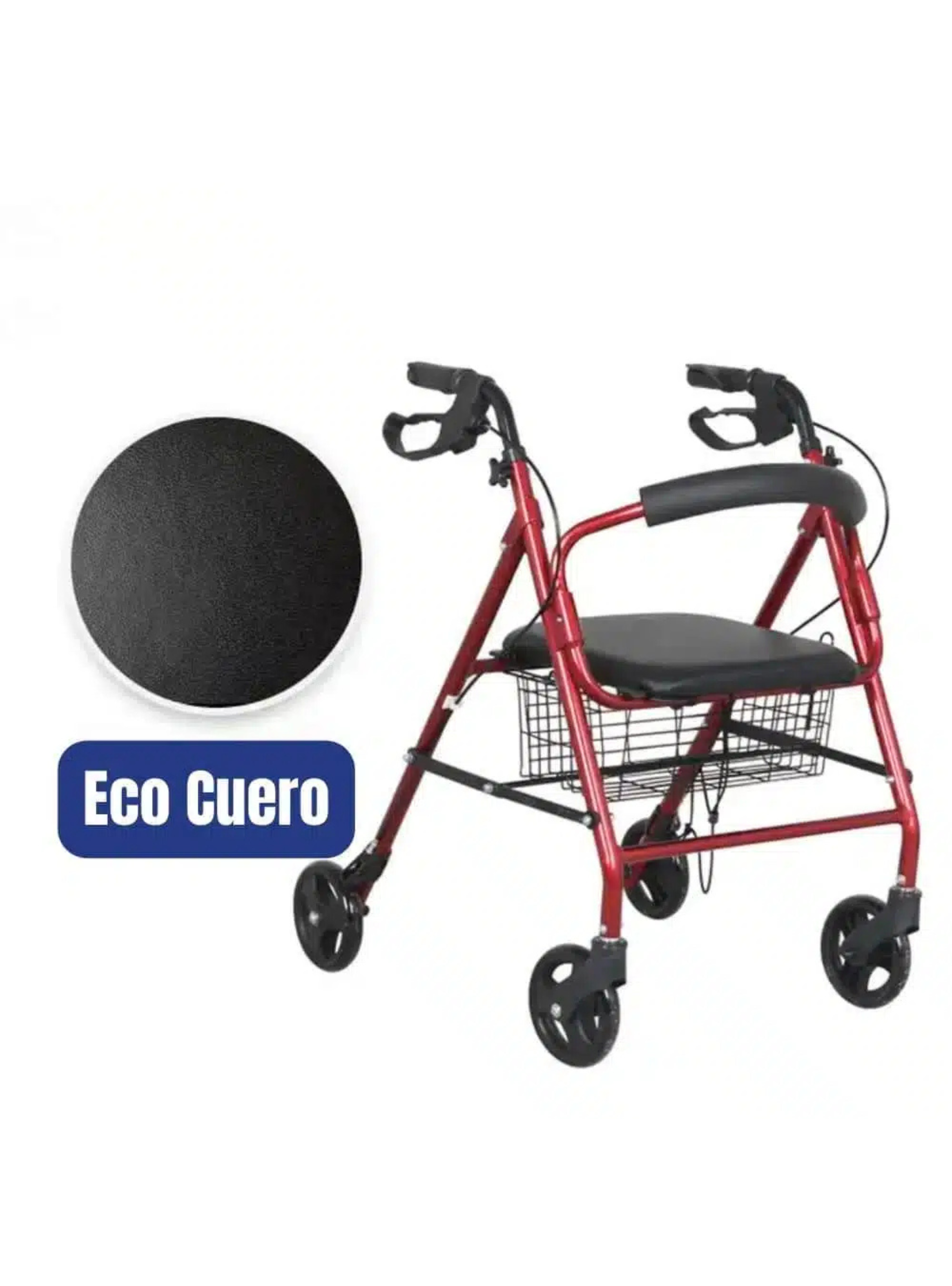 Andador de 4 ruedas plegable Boticamed BM-9144L-4