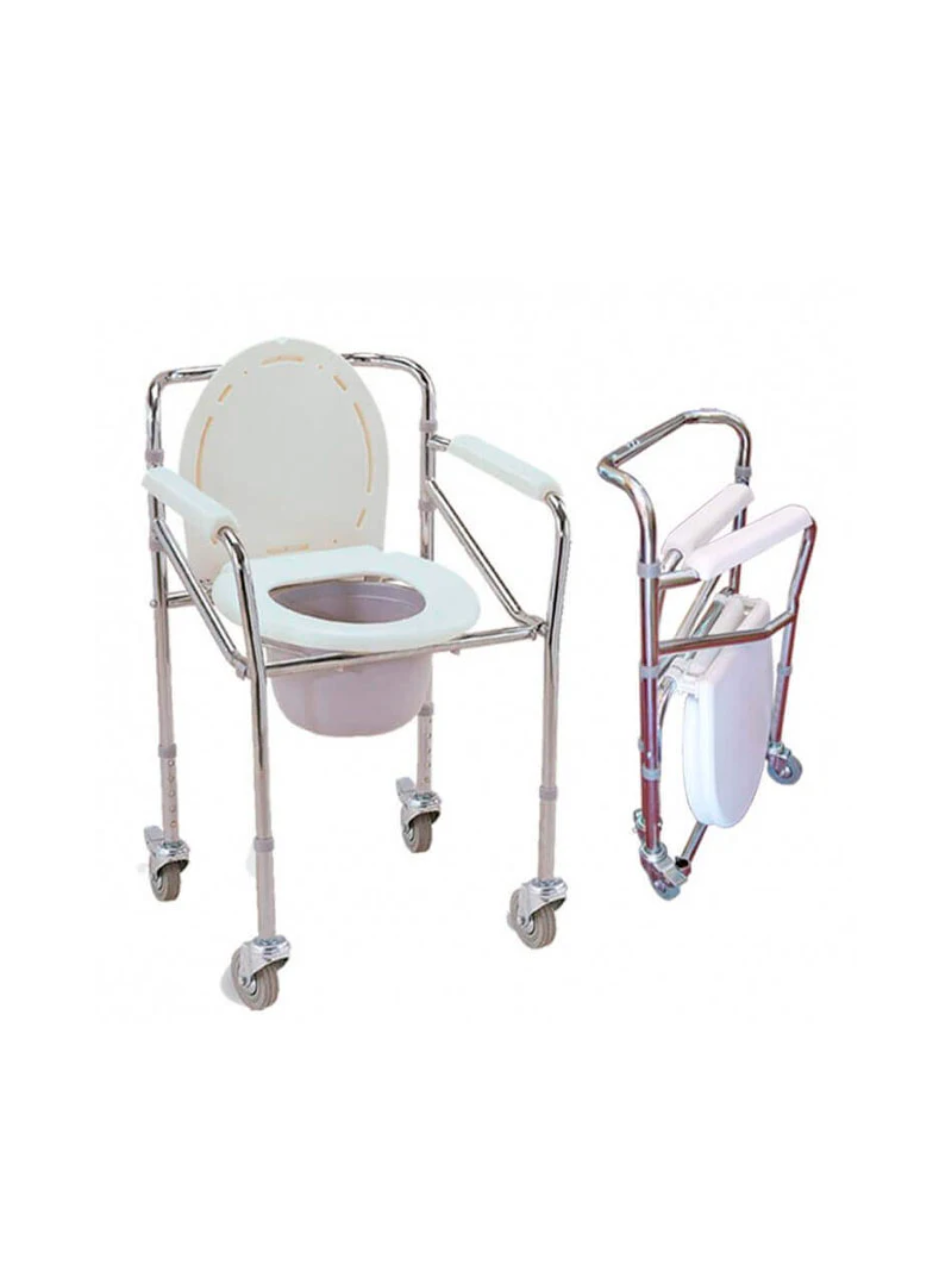 Inodoro Portátil Plegable con Ruedas-1