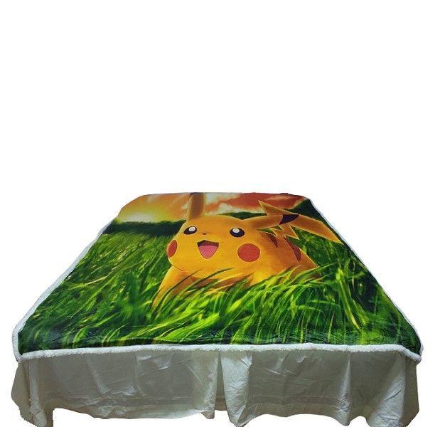Cobertor sherpa PIKACHU 1.5 plazas-0