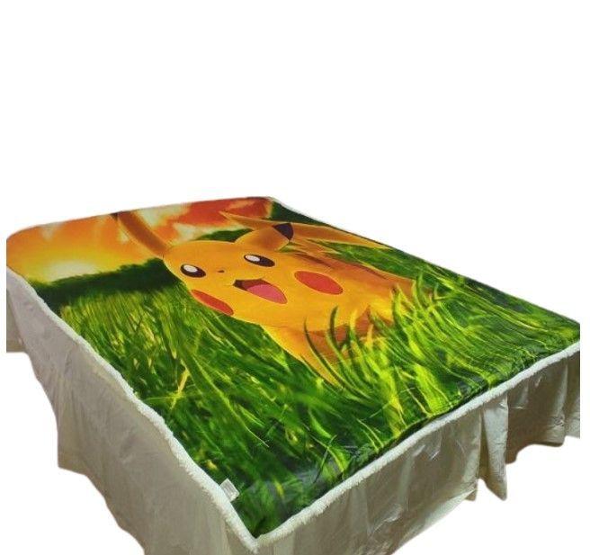 Cobertor sherpa PIKACHU 1.5 plazas-2