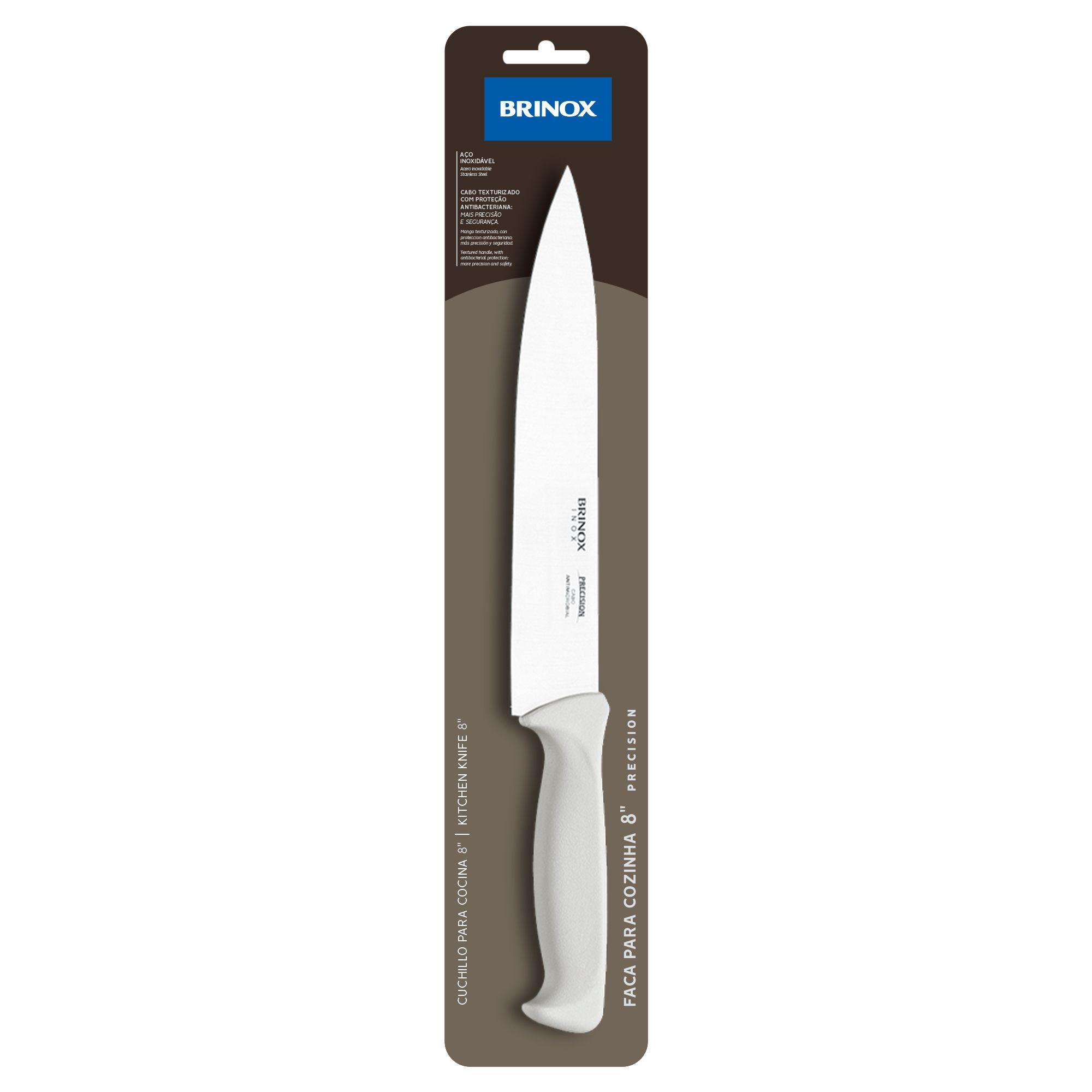 Cuchillo Cocina 8 Acero Inoxidable - Precision Brinox-0