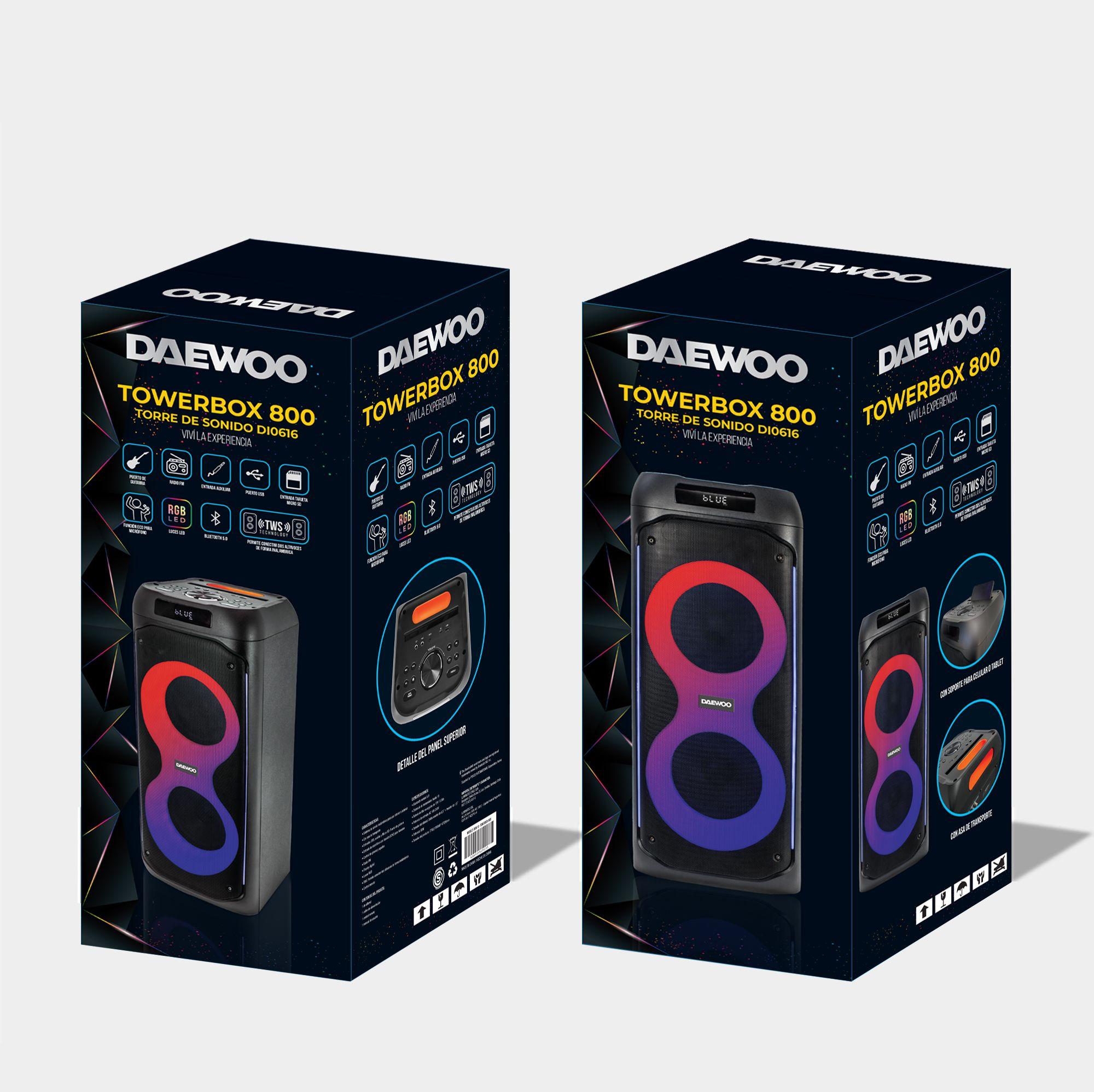 Torre De Sonido Daewoo DI0615 40W-5
