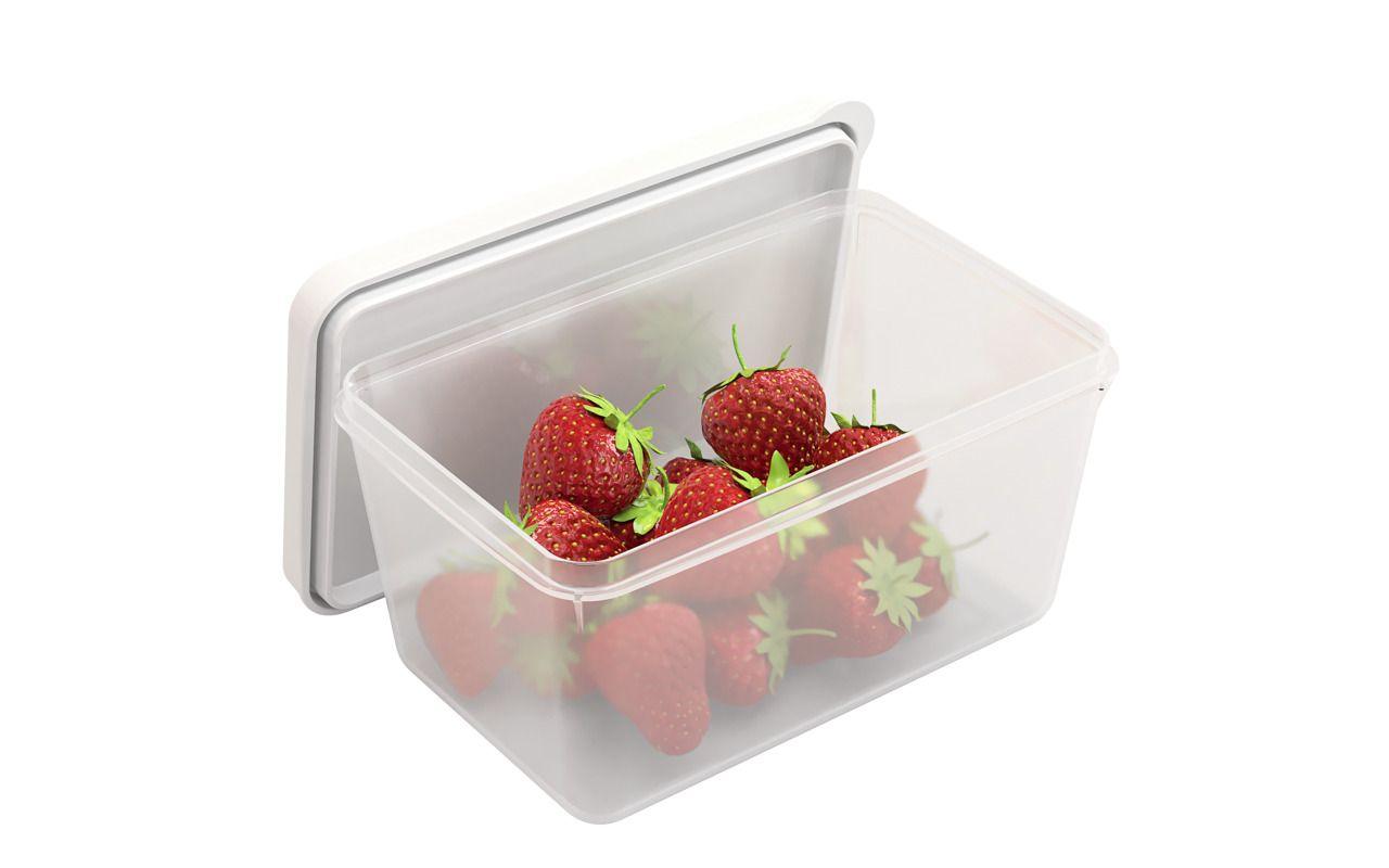 Contenedor 2,20 L De Plástico C/ Rejilla Basic Coza Natural-2