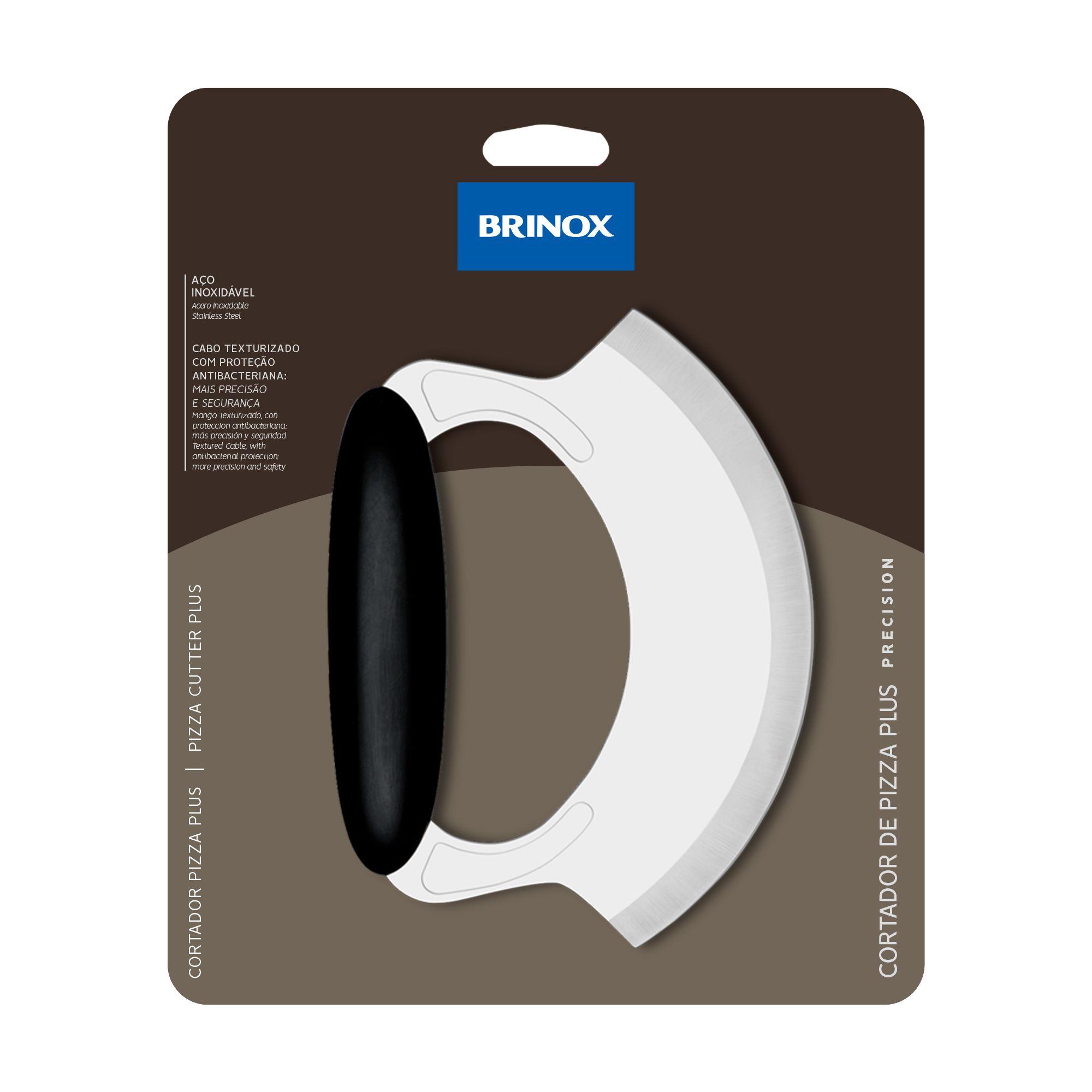 Cortador De Pizza Y Vegetales En Acero Inoxidable Precision Brinox-2