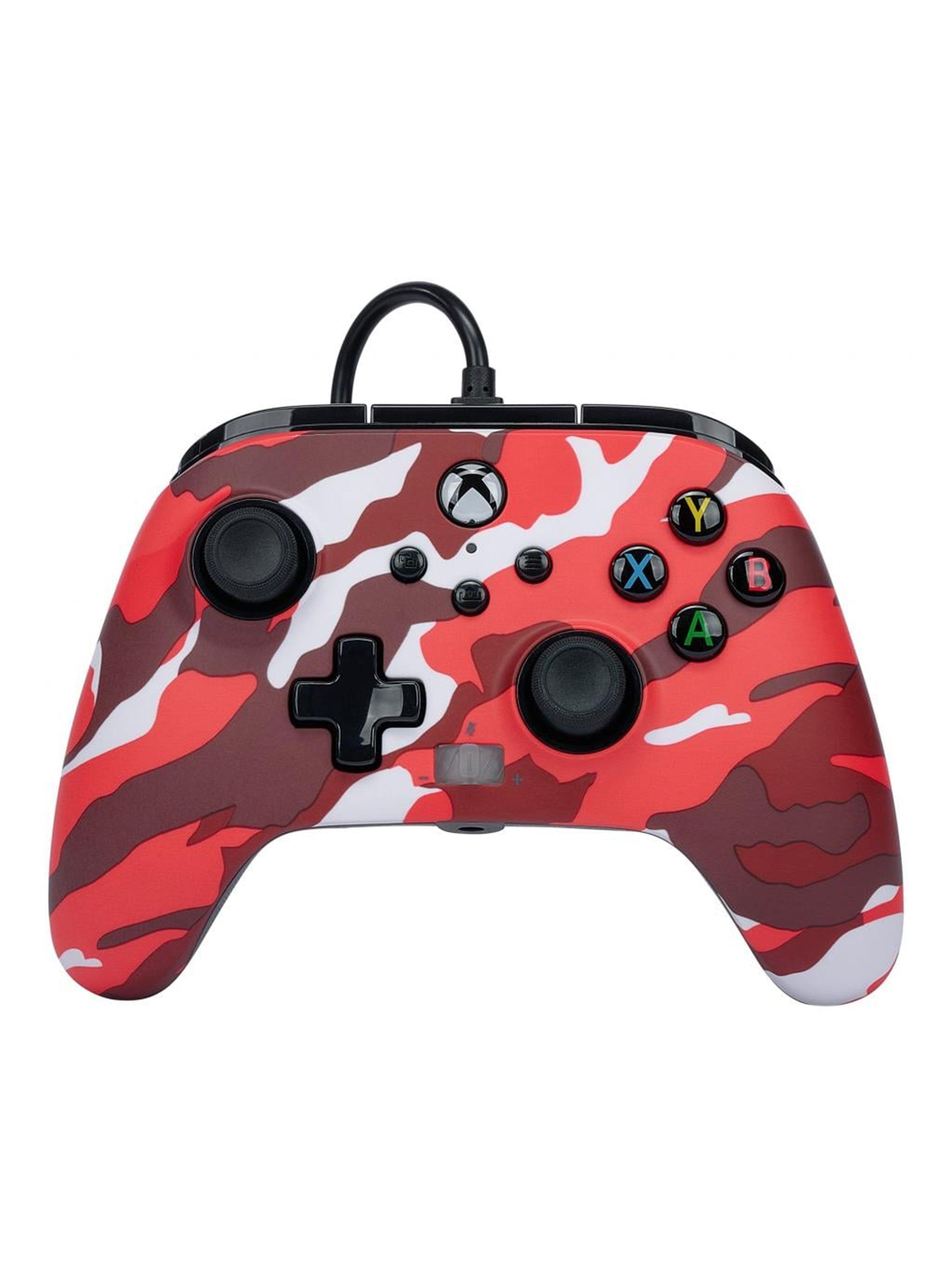 Control PowerA Enhanced Wired - Red Camo - Xbox X/S-1