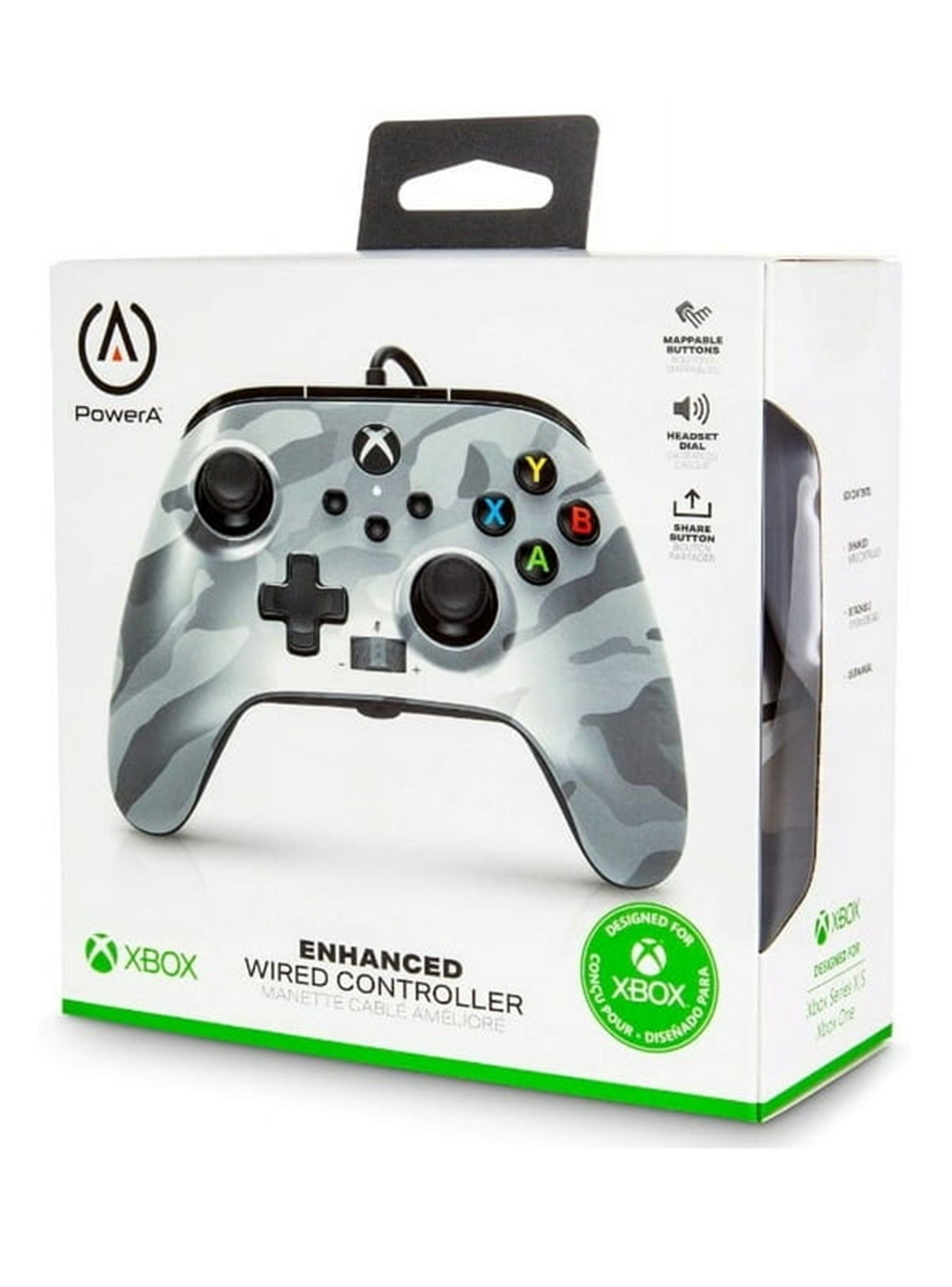 Control PowerA Enhanced Wired - Metallic Arctic Camo - Xbox S/X-1