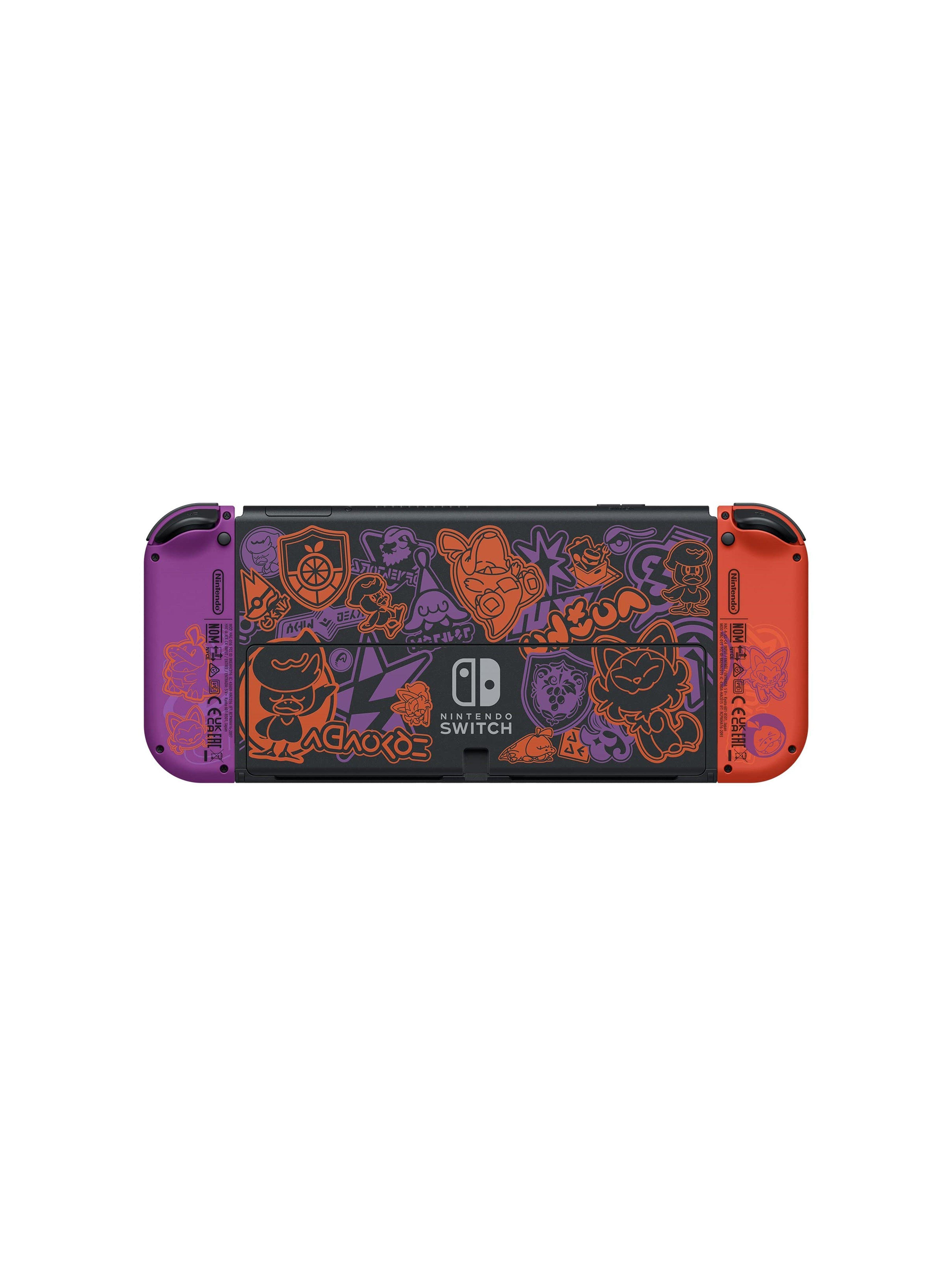 Consola Nintendo Switch Oled Pokemon Scarlet & Violet 64 GB versión Japonesa-3