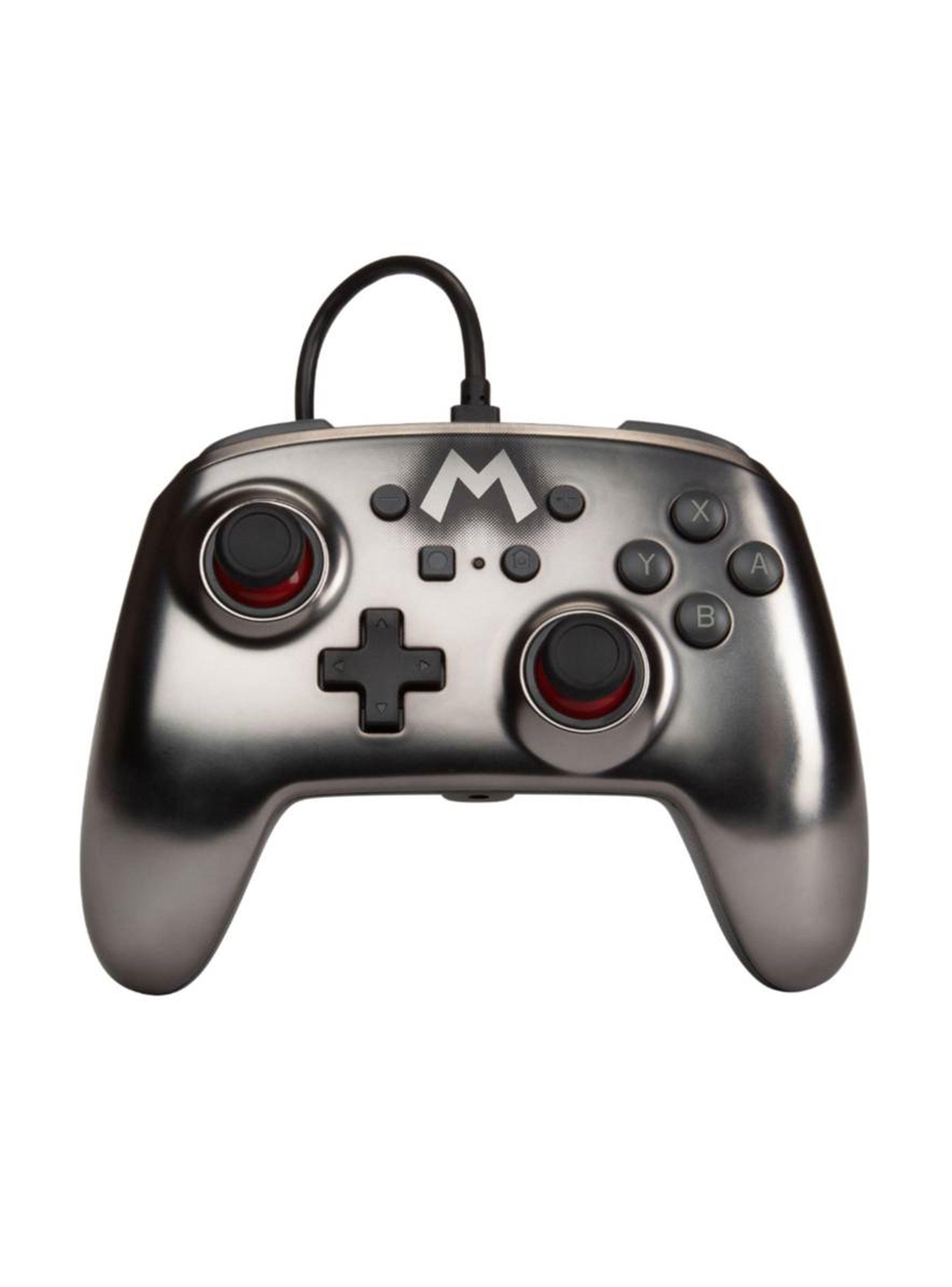 Control Power A Mario Silver Wired - Nintendo Switch-0