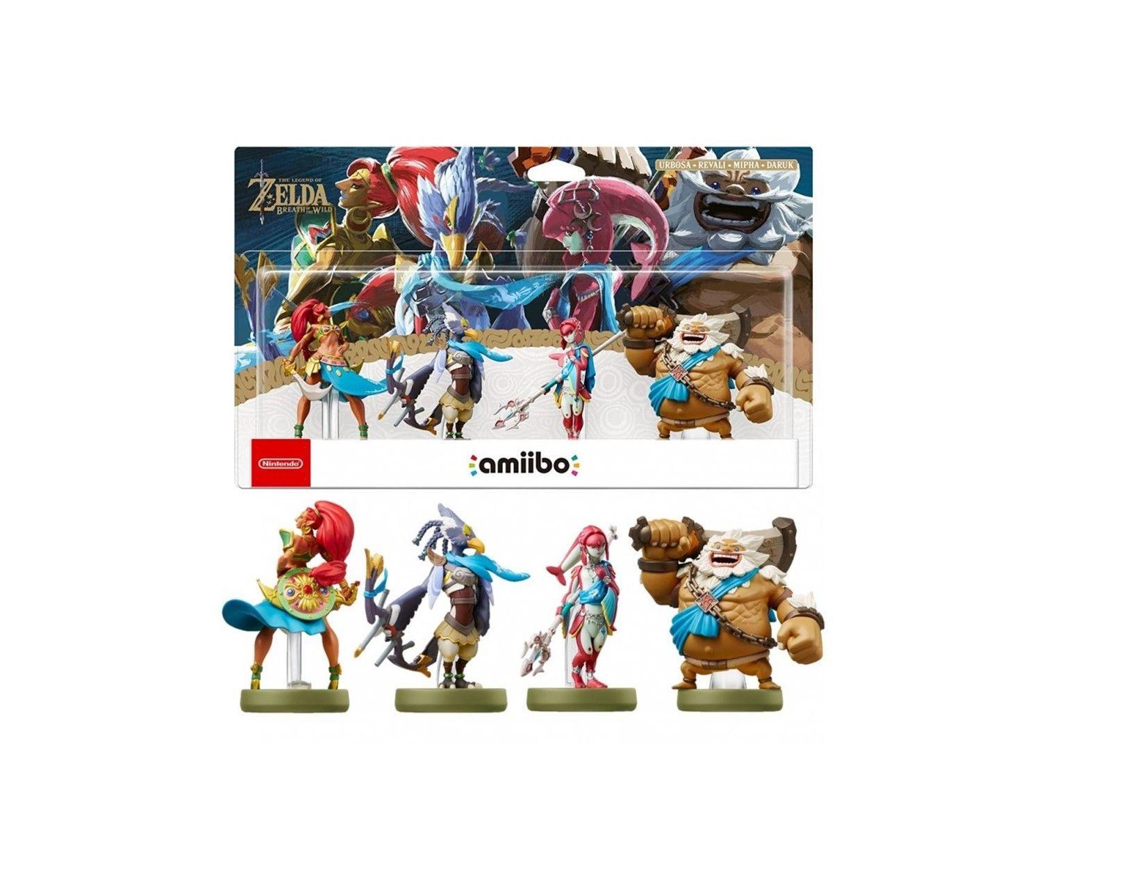 Pack Amiibo Urbosa, Revali, Mipha, Daruk  (The Legend of Zelda Breath of the Wild)-0