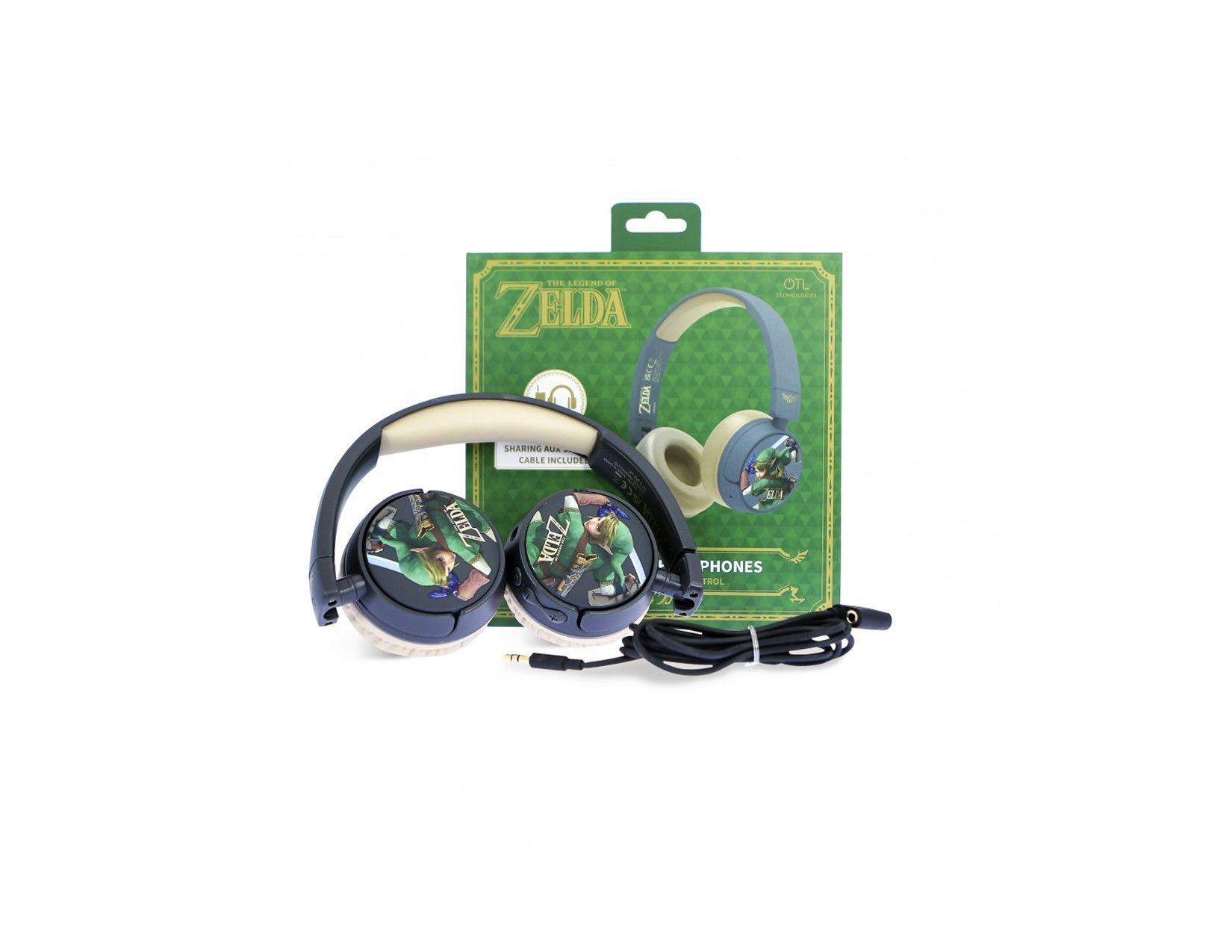 OTL Audífonos Bluetooh Legend of Zelda para niños-1